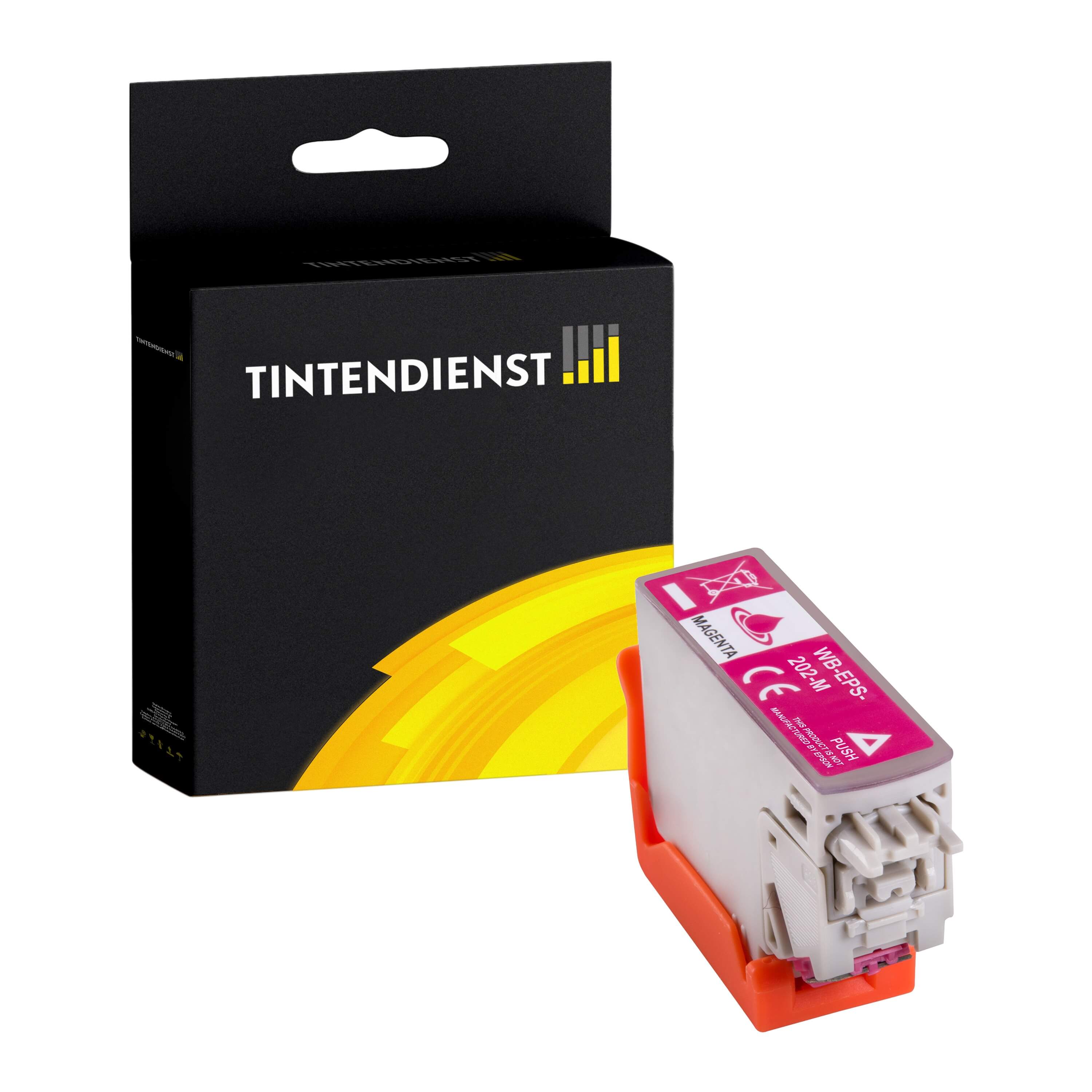 Tintendienst kompatibel für Epson Tintenpatrone C13T02F34010 / 202 Magenta