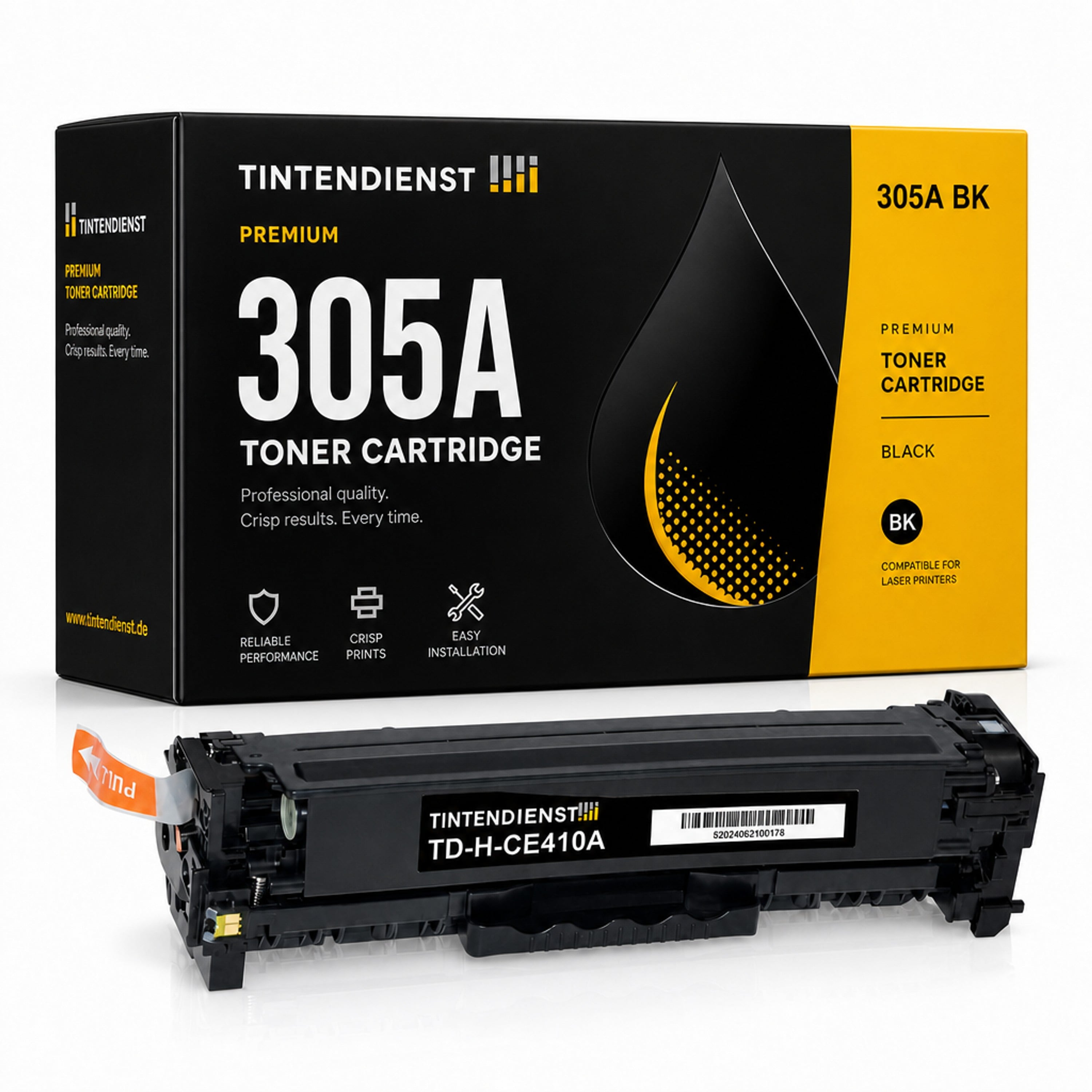 Toner kompatibel zu HP 305A, schwarz