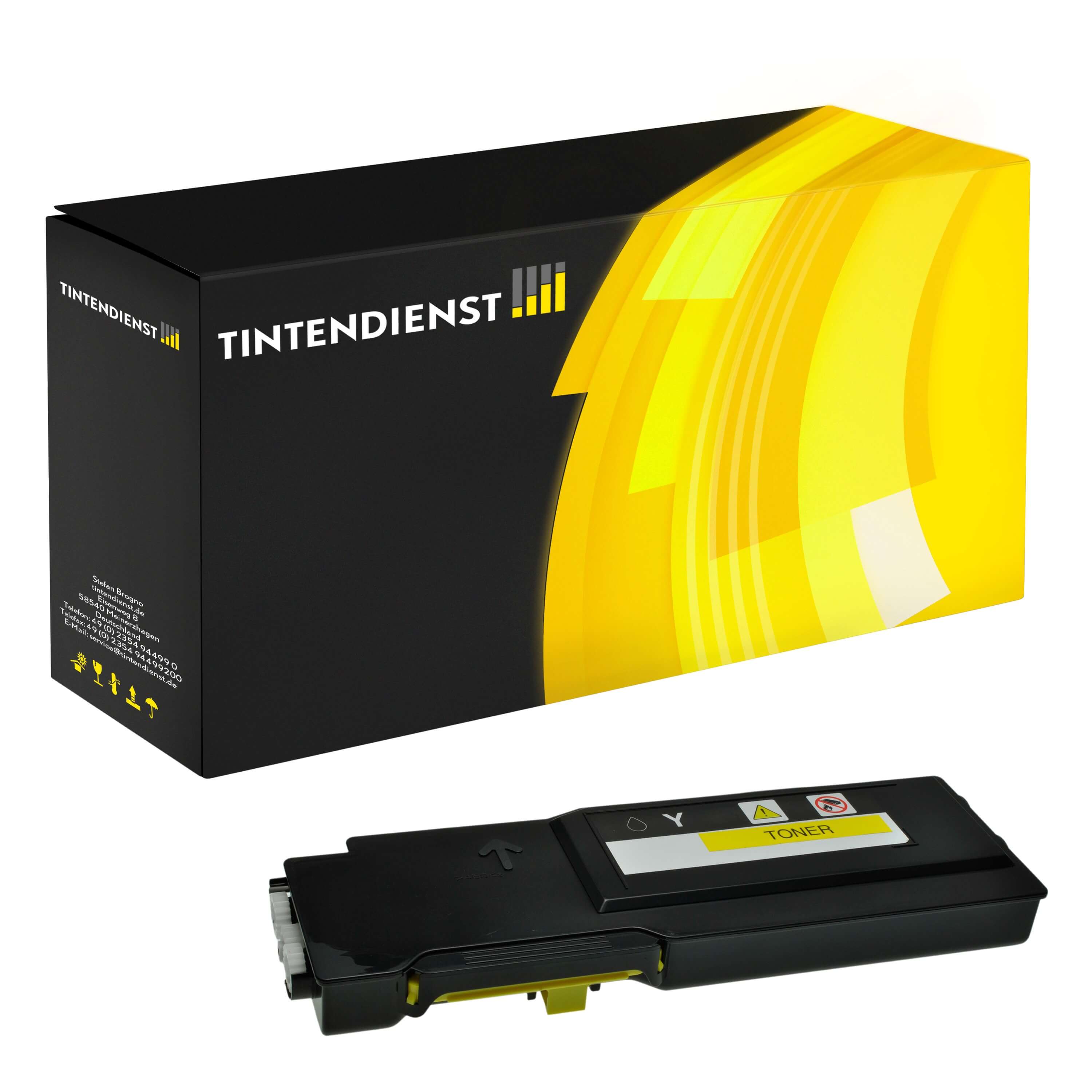 Toner kompatibel zu Dell YR3W3, gelb
