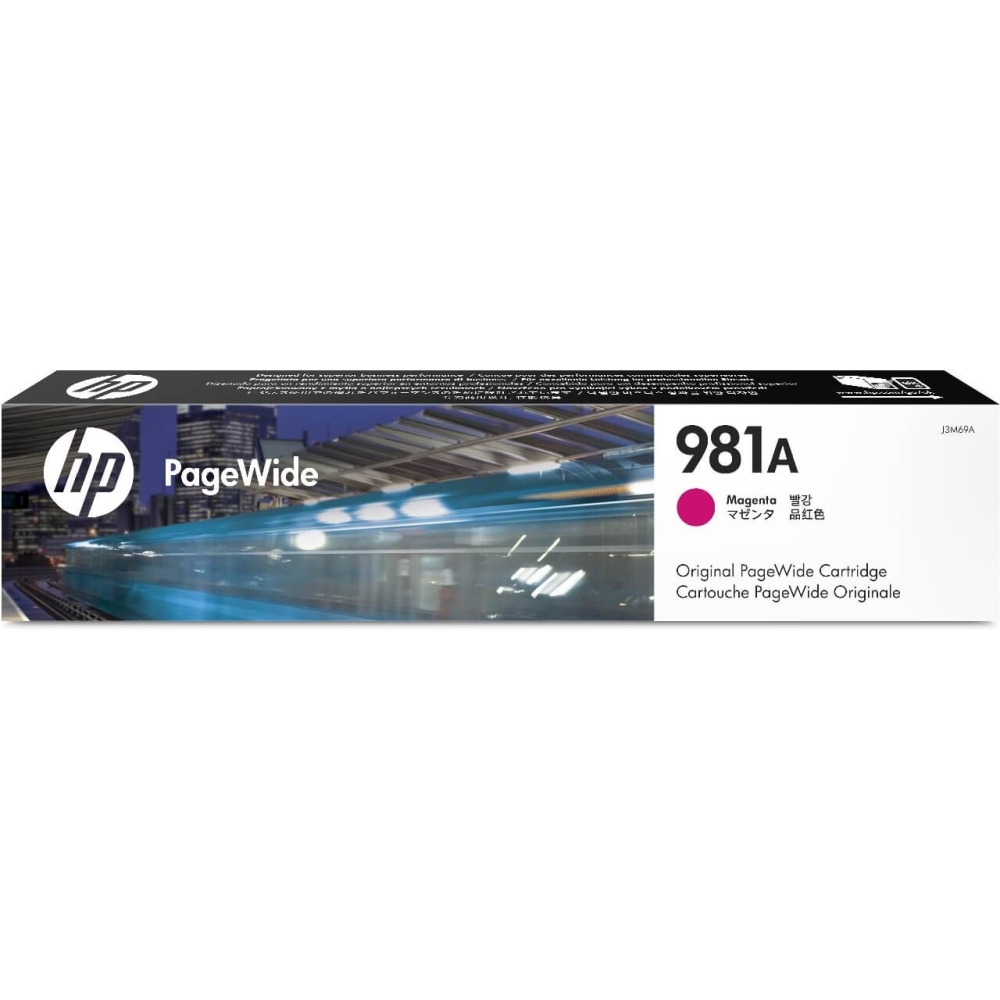 Original HP Tintenpatrone J3M69A / 981A Magenta