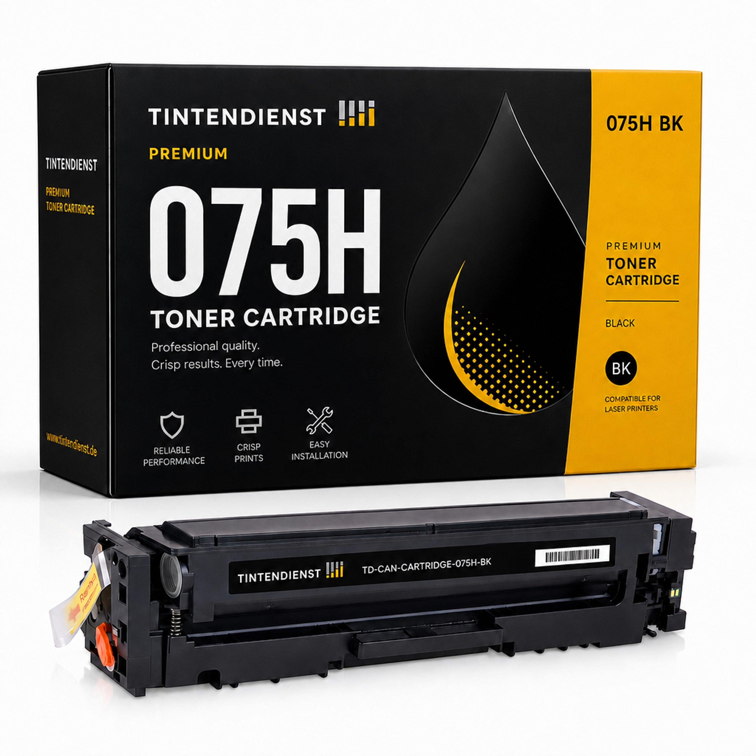 Toner kompatibel zu Canon 075H, schwarz