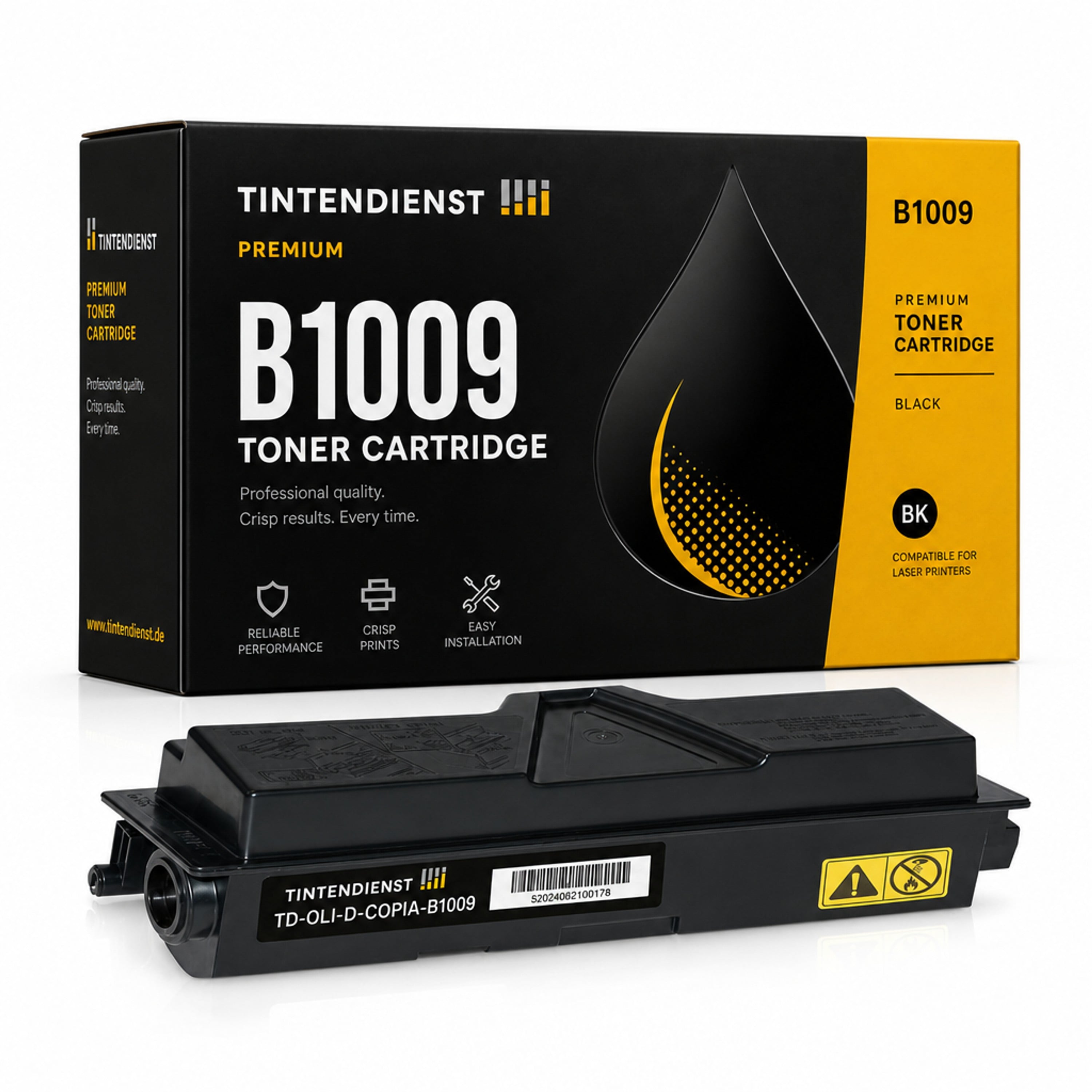 Toner kompatibel zu Olivetti B1009, schwarz