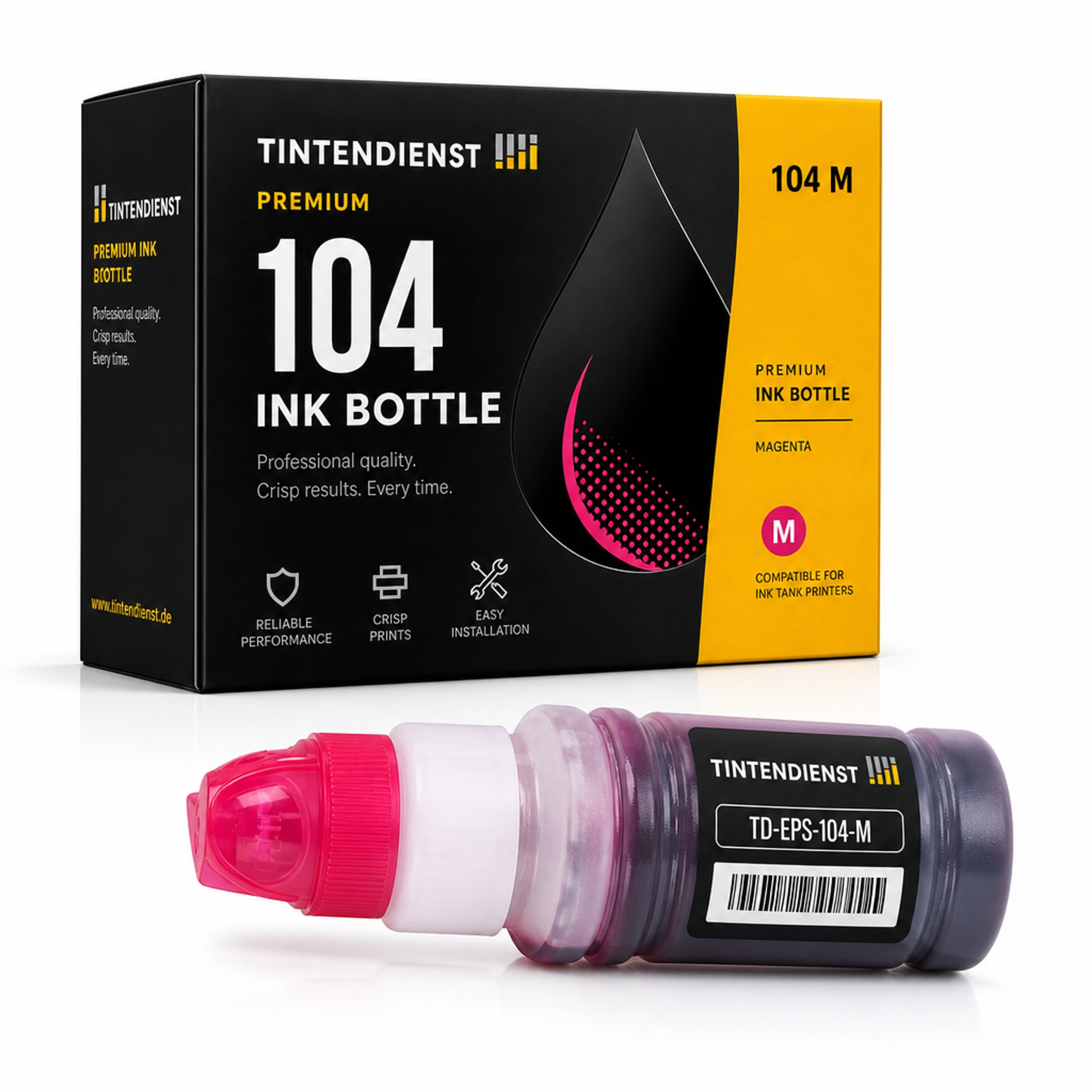 Tintentank kompatibel zu Epson 104, magenta