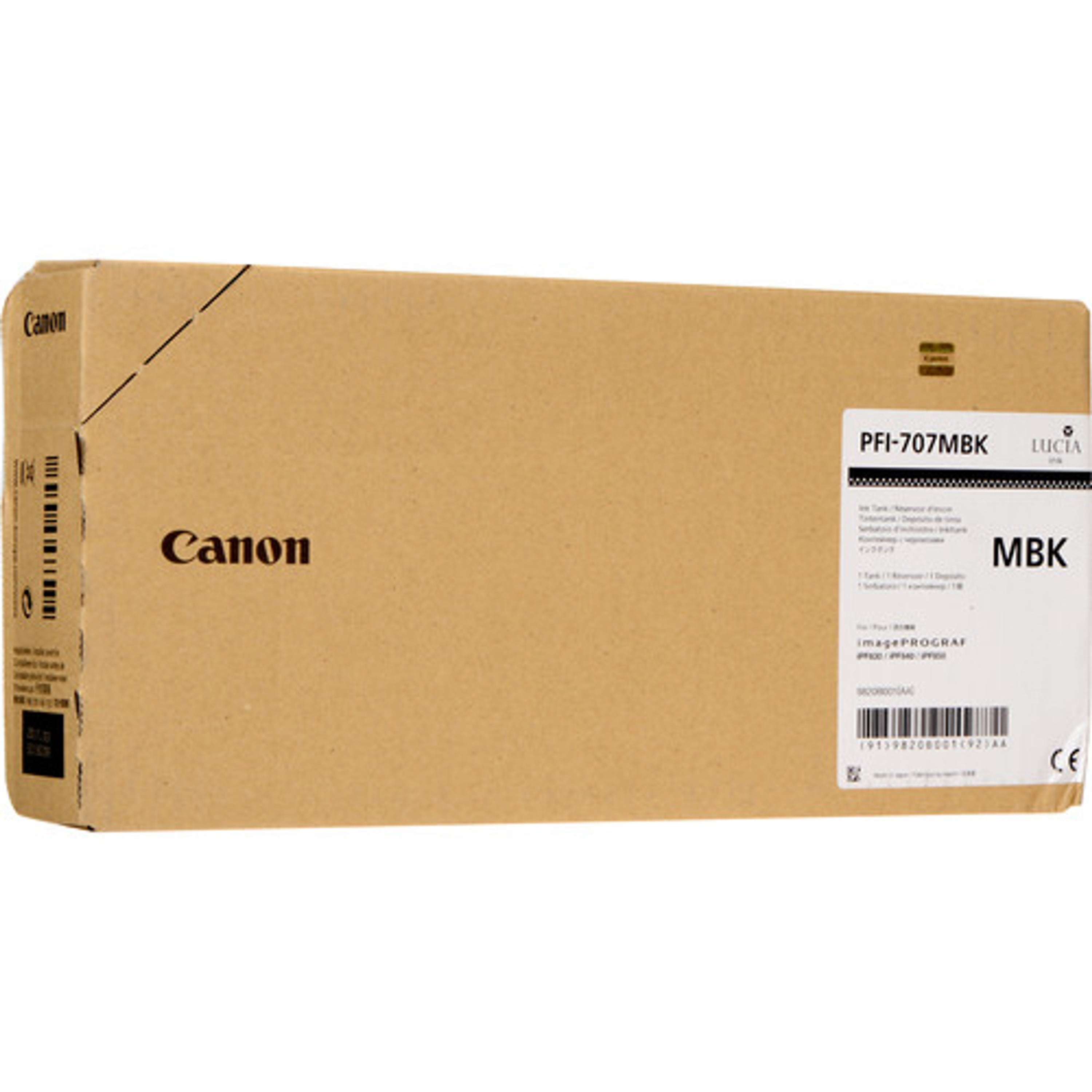 Canon PFI-707MBK Druckerpatrone (9820B001) schwarz – Original Canon