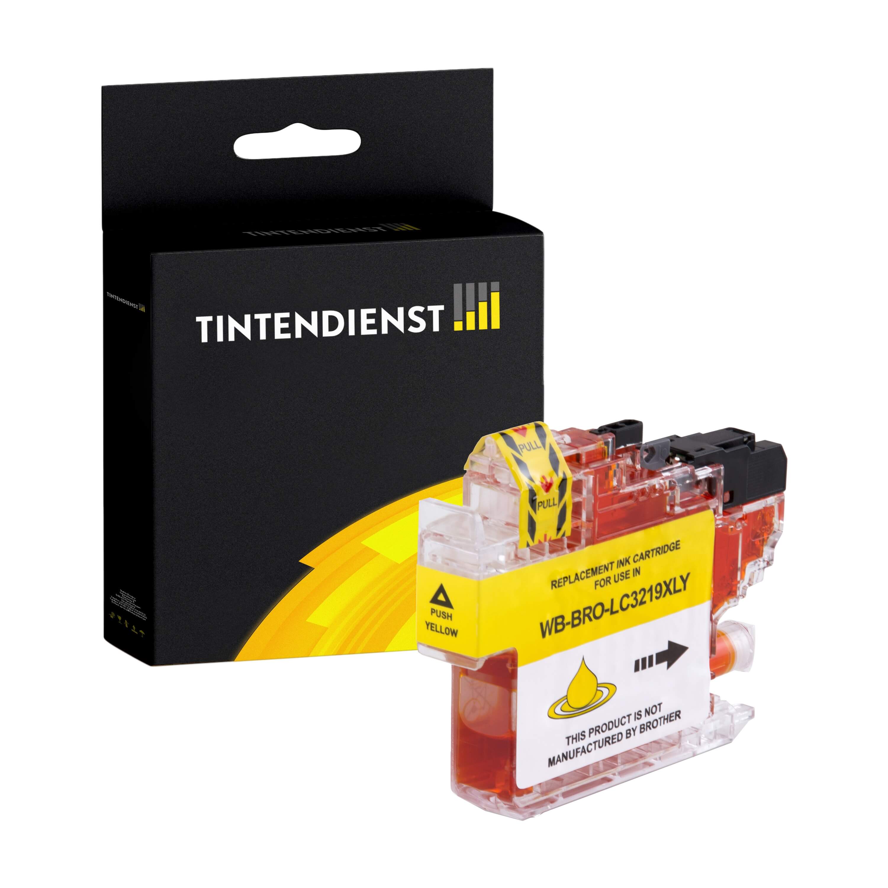 Tintendienst kompatibel für Brother Tintenpatrone LC-3219XLY Gelb [XL Füllmenge]