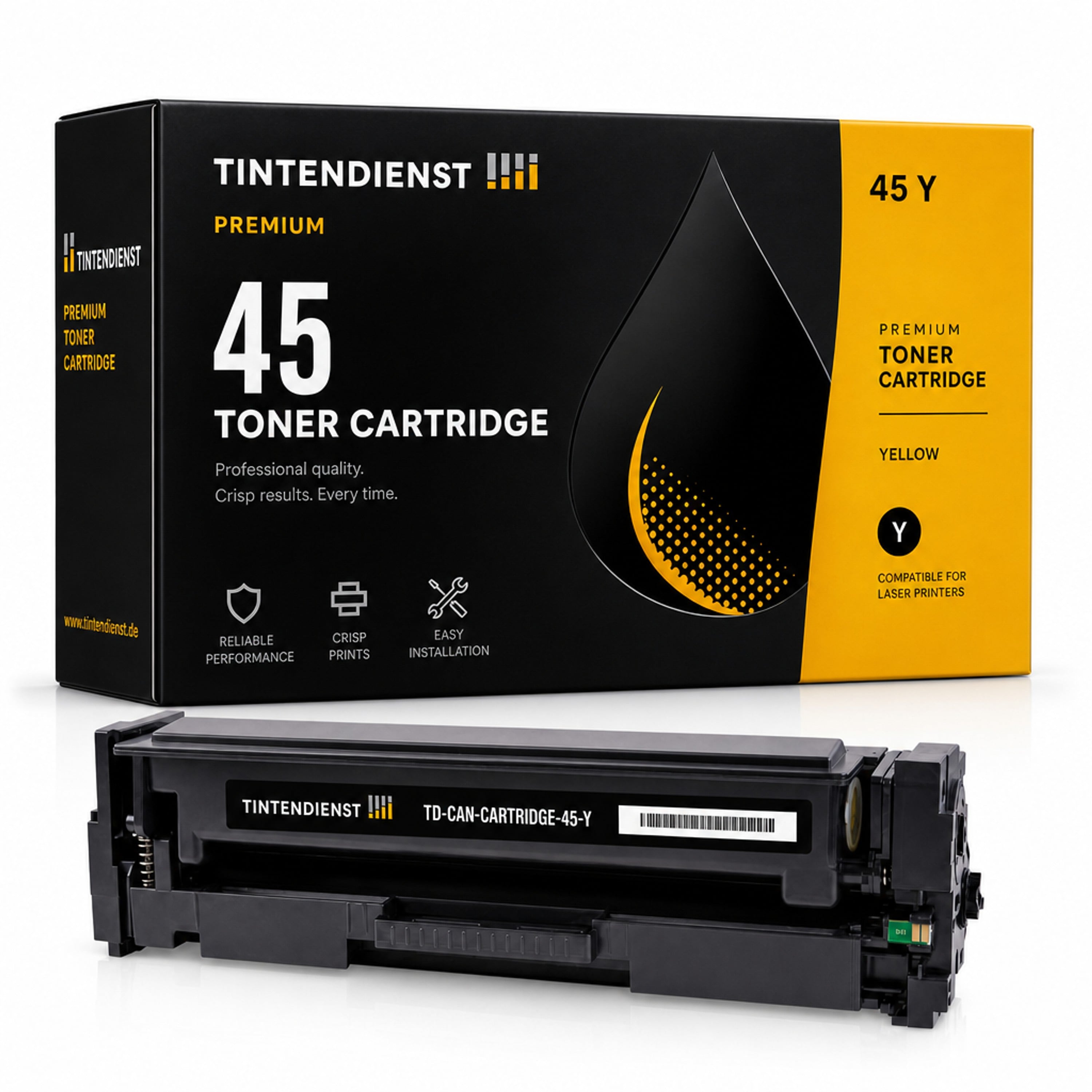 Toner kompatibel zu Canon 45, gelb