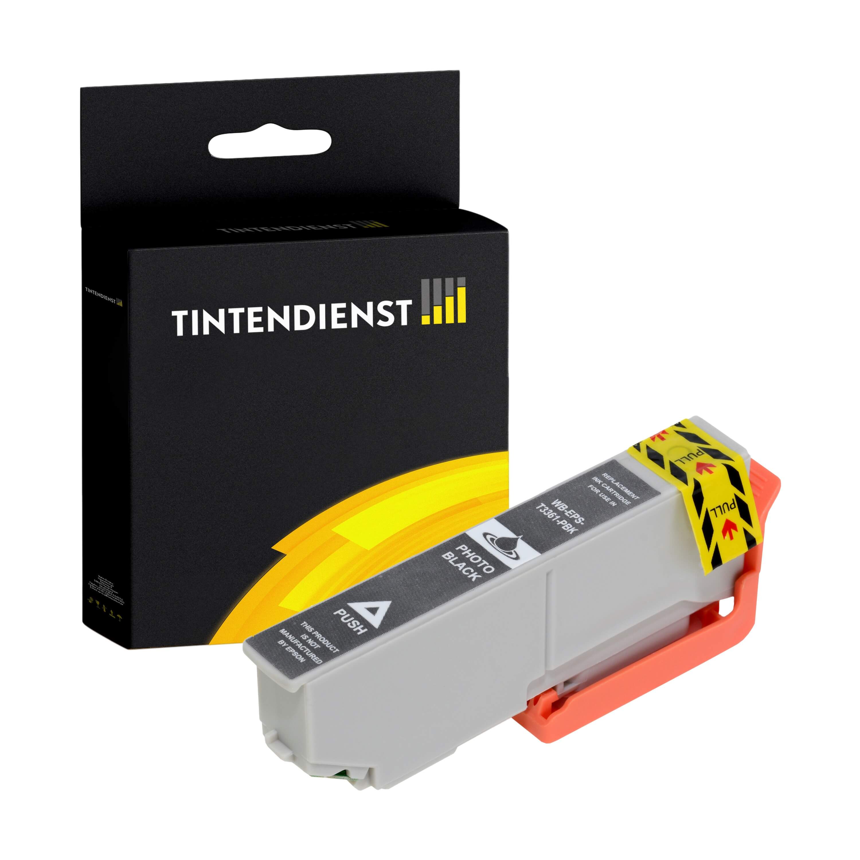 Tintendienst kompatibel für Epson Tintenpatrone C13T33614010 / 33XL Photo Schwarz [XL Füllmenge]