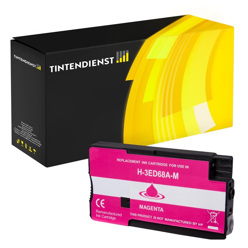 Tintendienst kompatibel für HP Tintenpatrone 3ED68A / 712 Magenta