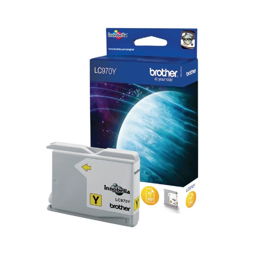 Original Brother Tintenpatrone LC-970Y Gelb