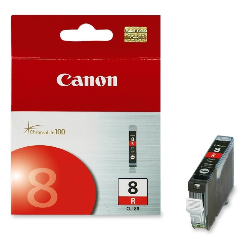 Original Canon Tintenpatrone 0626B001 / CLI-8R Rot