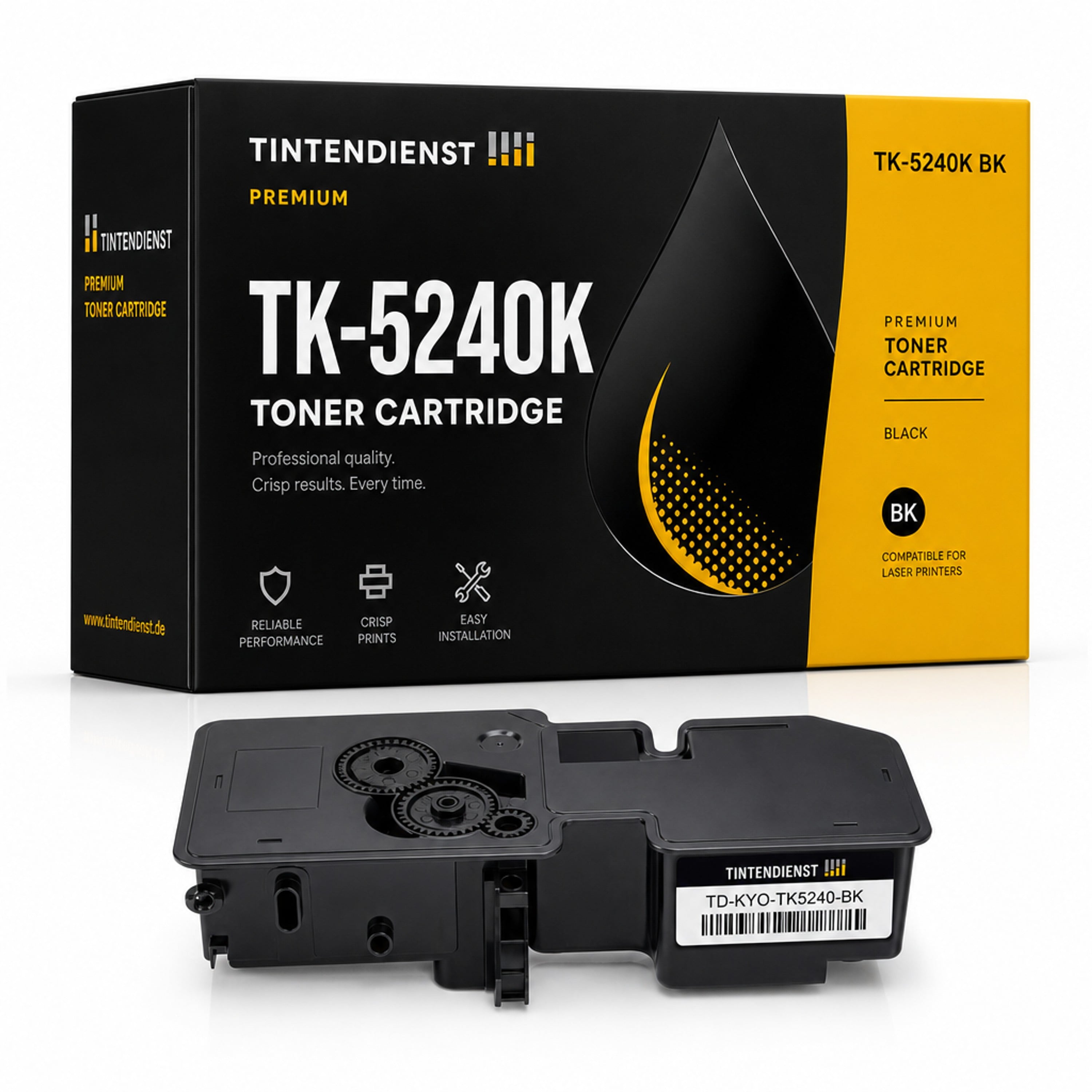 Toner kompatibel zu Kyocera TK-5240K, schwarz
