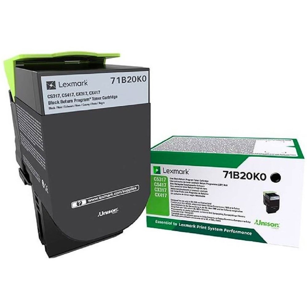 Original Lexmark Toner 71B20K0 Black