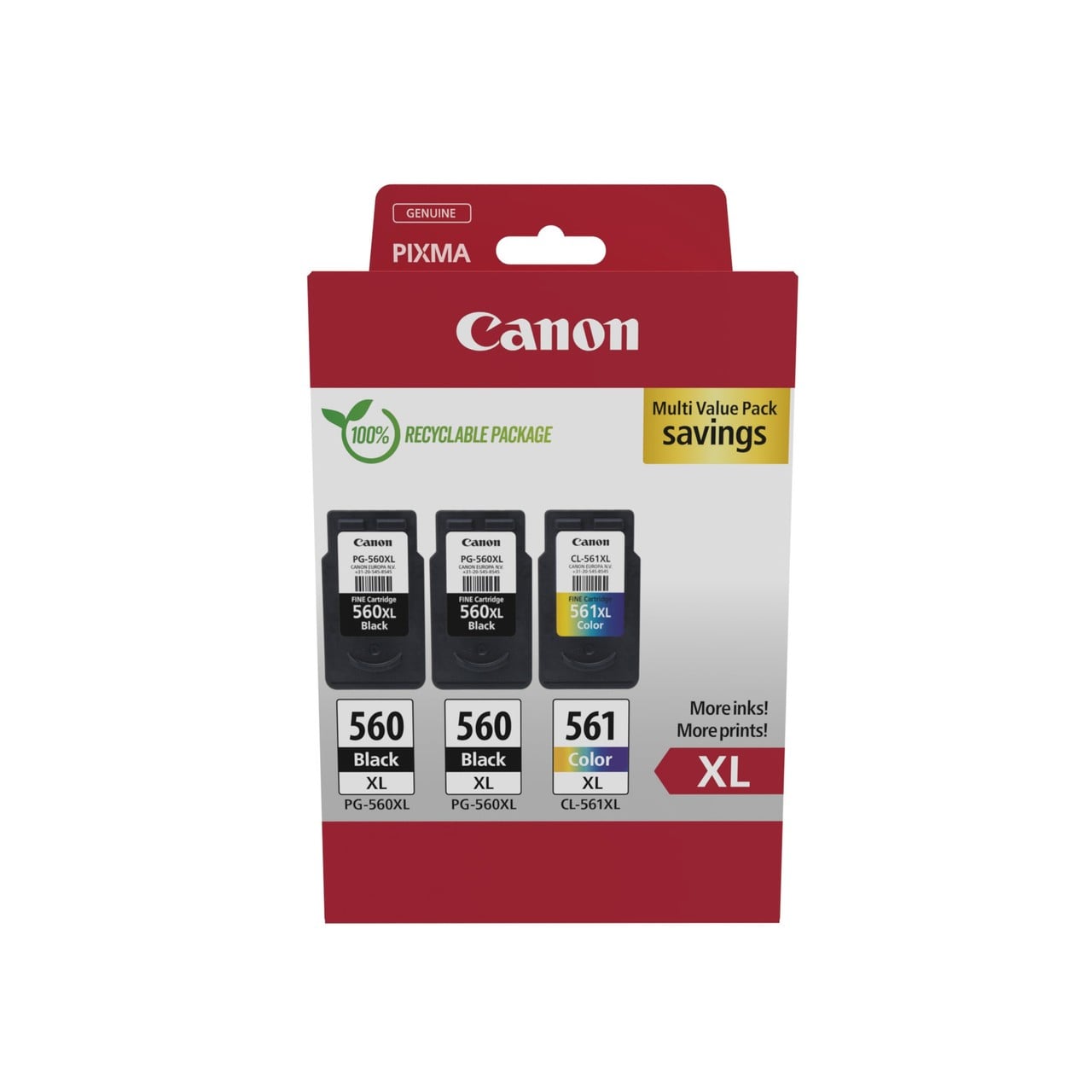 Original Canon Multipack 3712C009/PG-560XL/CL561XL
