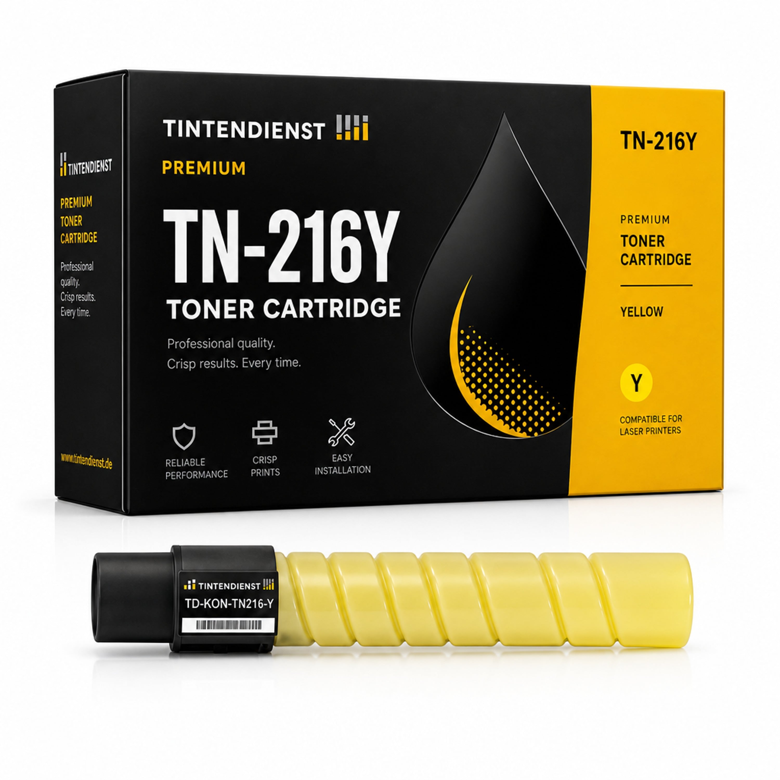Toner kompatibel zu Konica Minolta TN-216Y, gelb