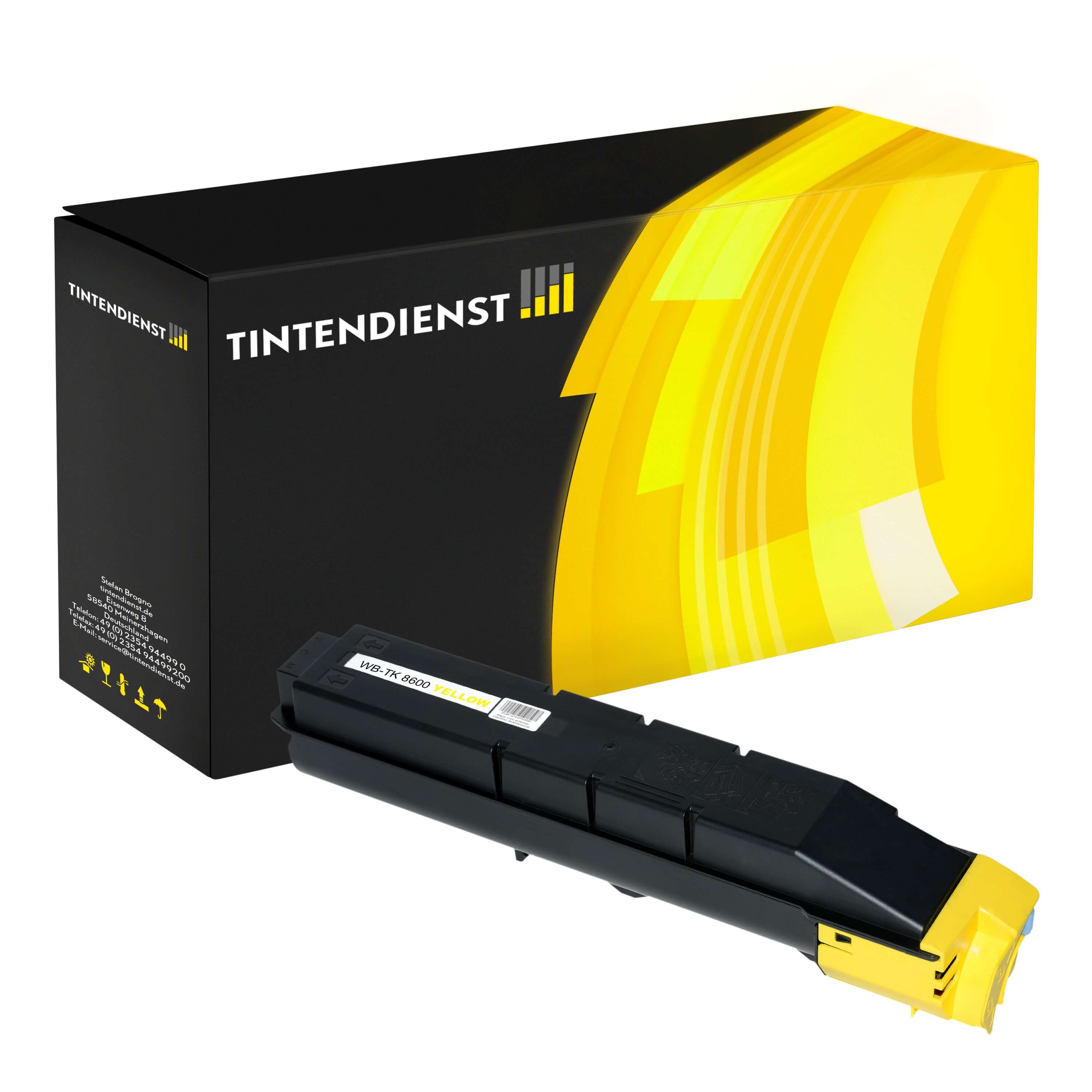 Toner kompatibel zu Kyocera TK-8600Y, gelb