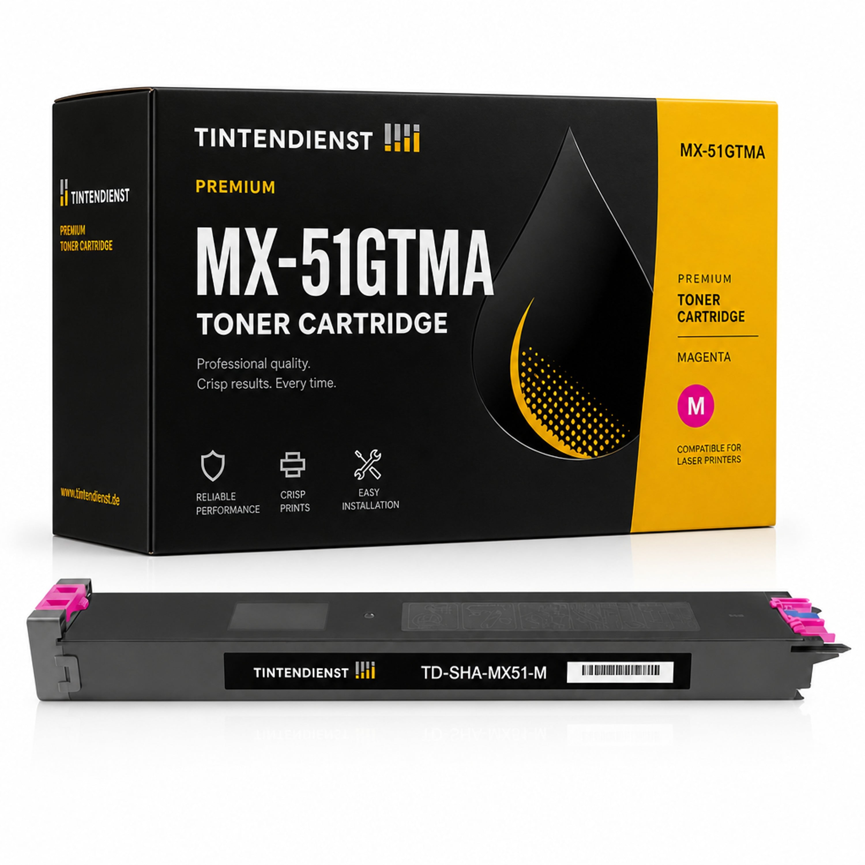 Toner kompatibel zu Sharp MX-51GTMA, magenta