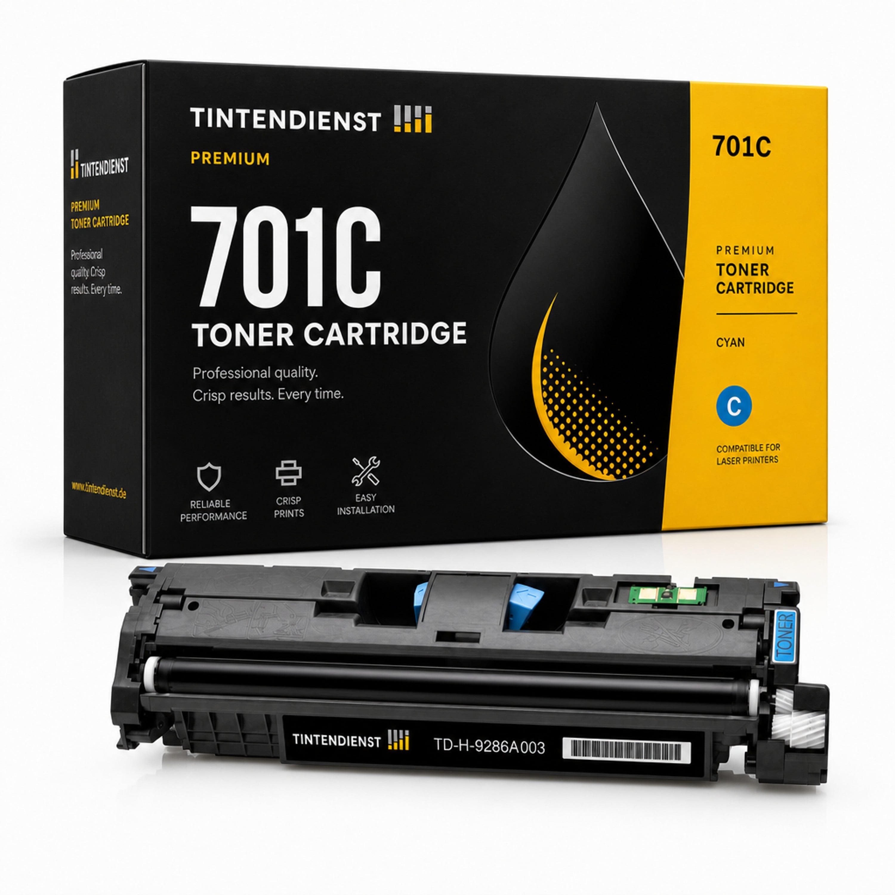 Toner kompatibel zu Canon 701C, cyan
