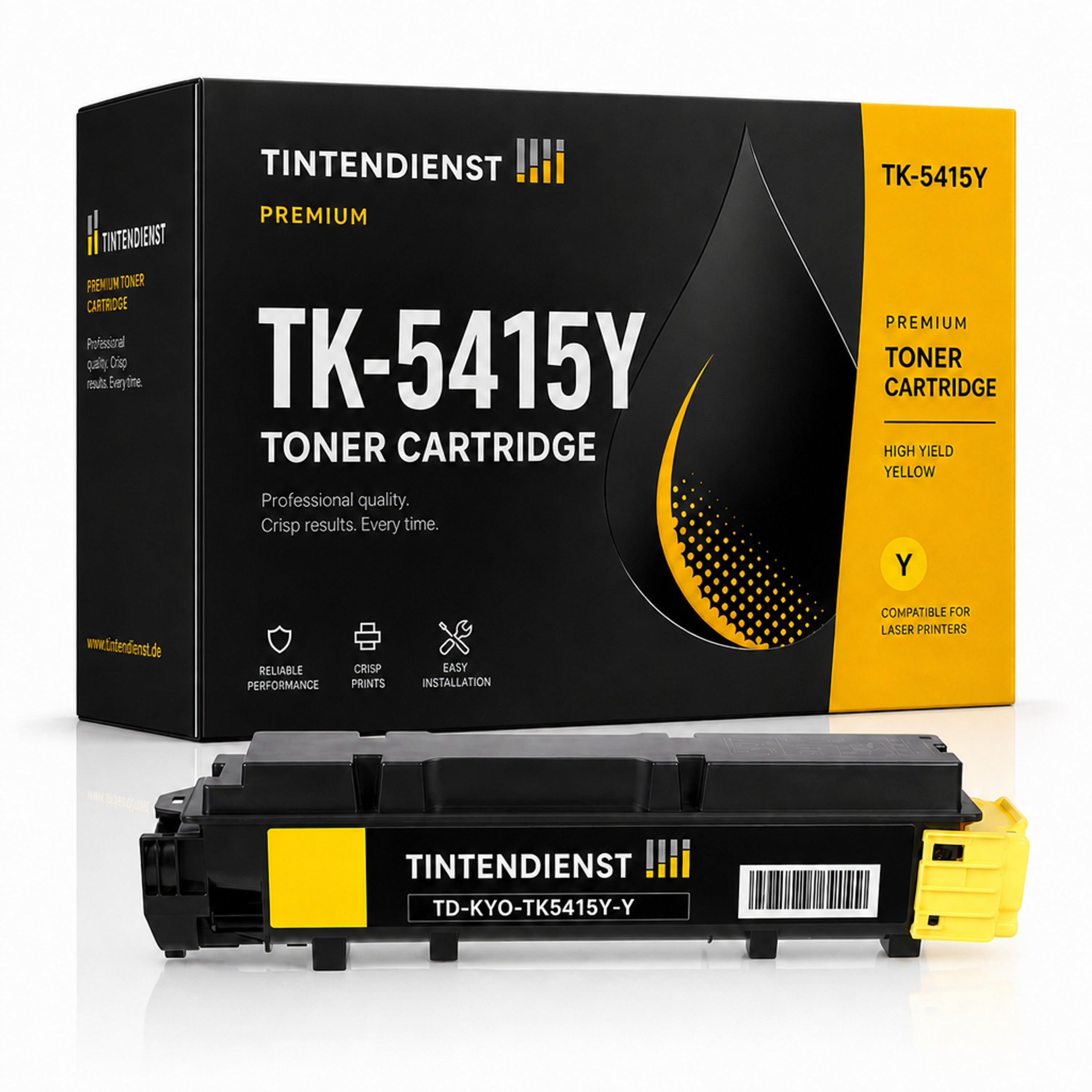 Toner kompatibel zu Kyocera TK-5415Y, gelb