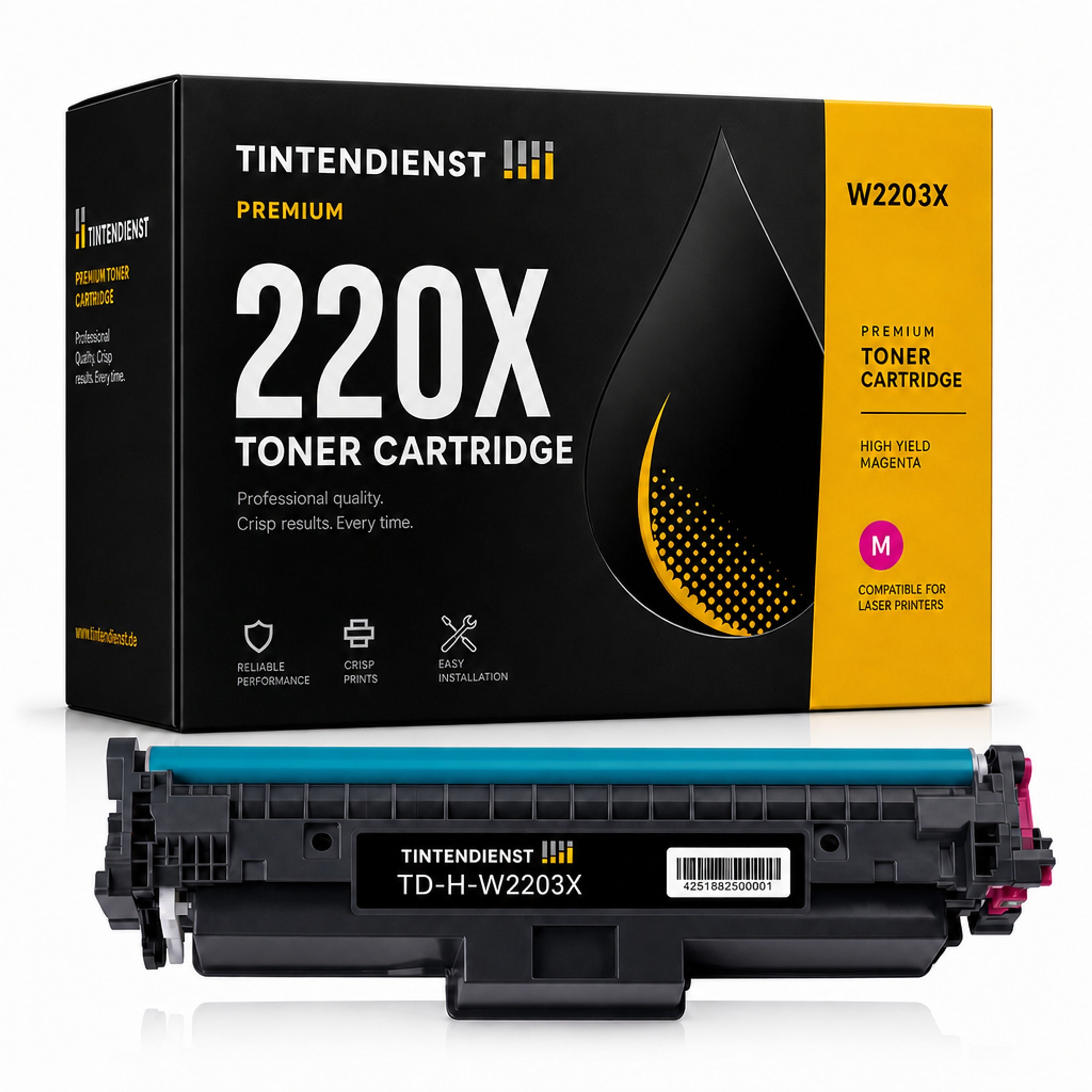 Toner kompatibel zu HP 220X, magenta