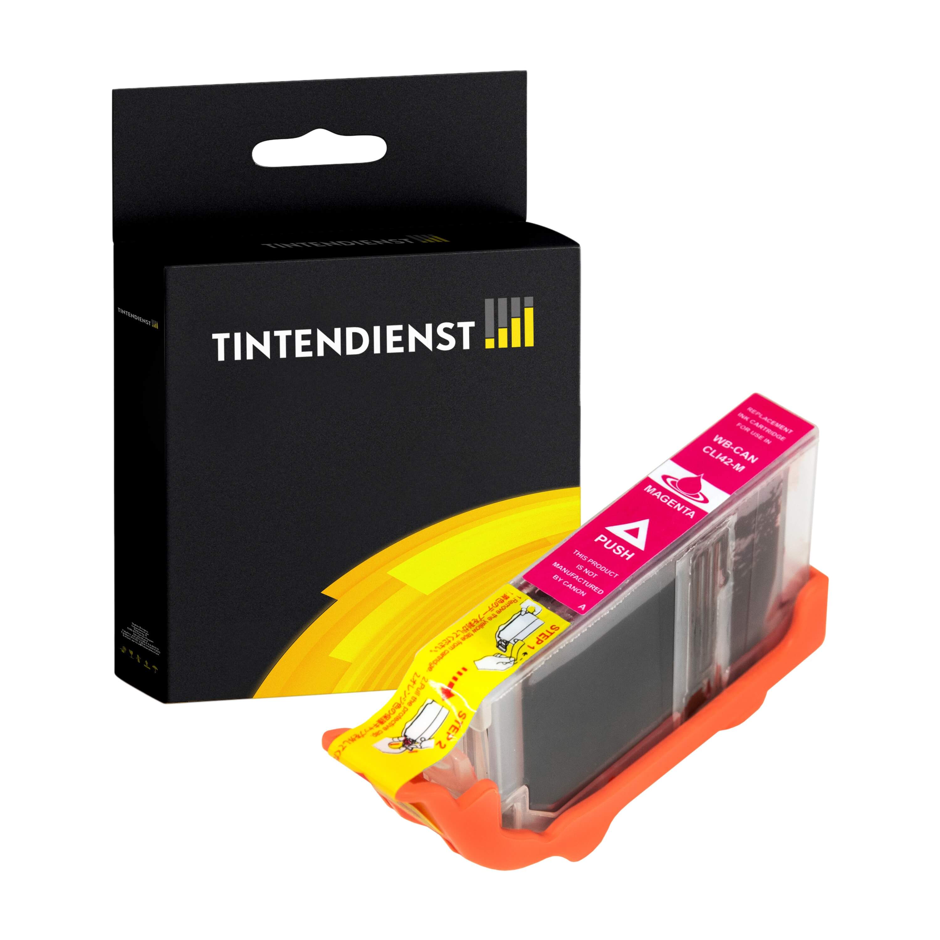Tintendienst kompatibel für Canon Tintenpatrone 6386B001 / CLI-42M Magenta