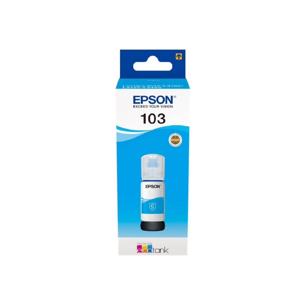 Original Epson Tintenpatrone C13T00S24A / 103 Cyan