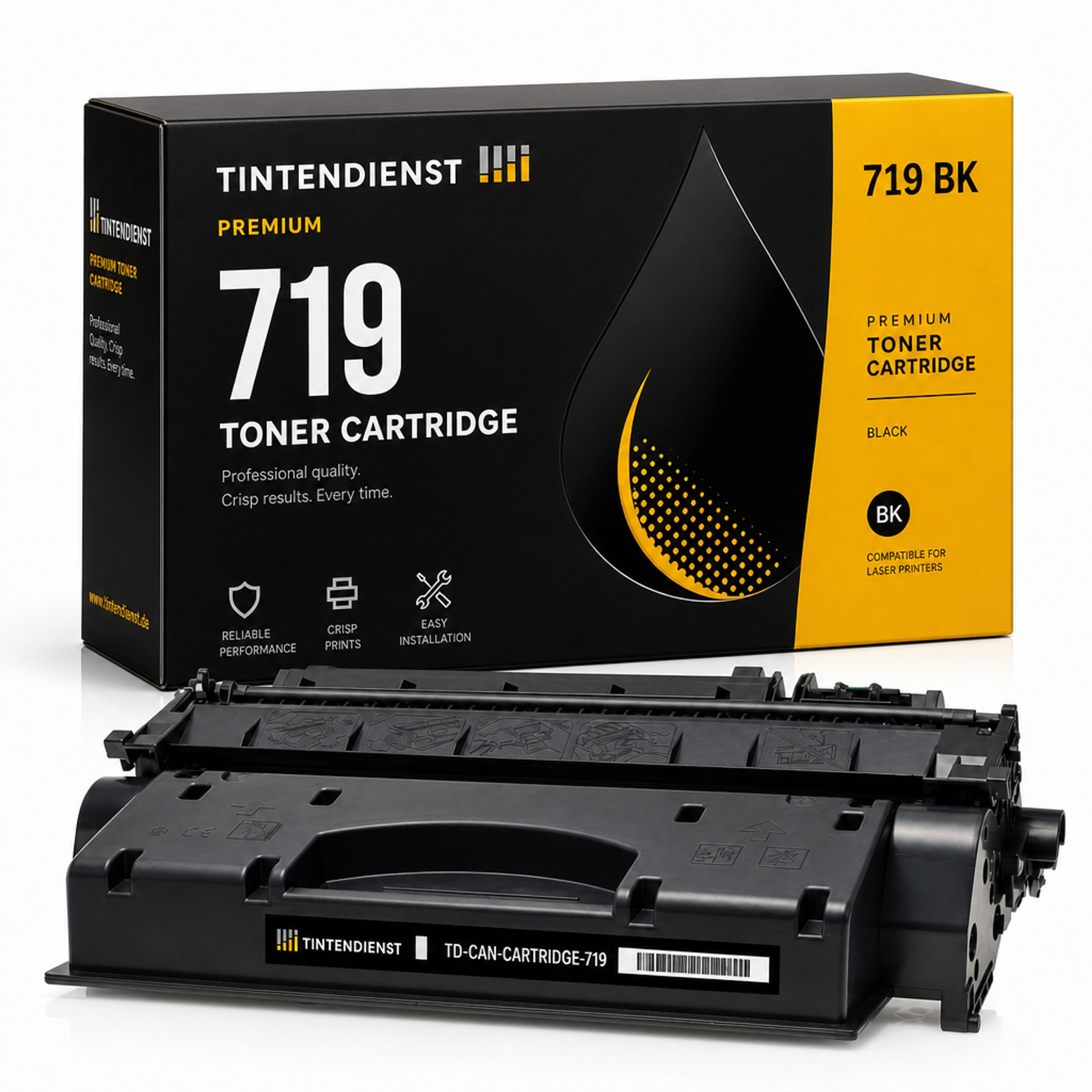 Toner kompatibel zu Canon 719, schwarz