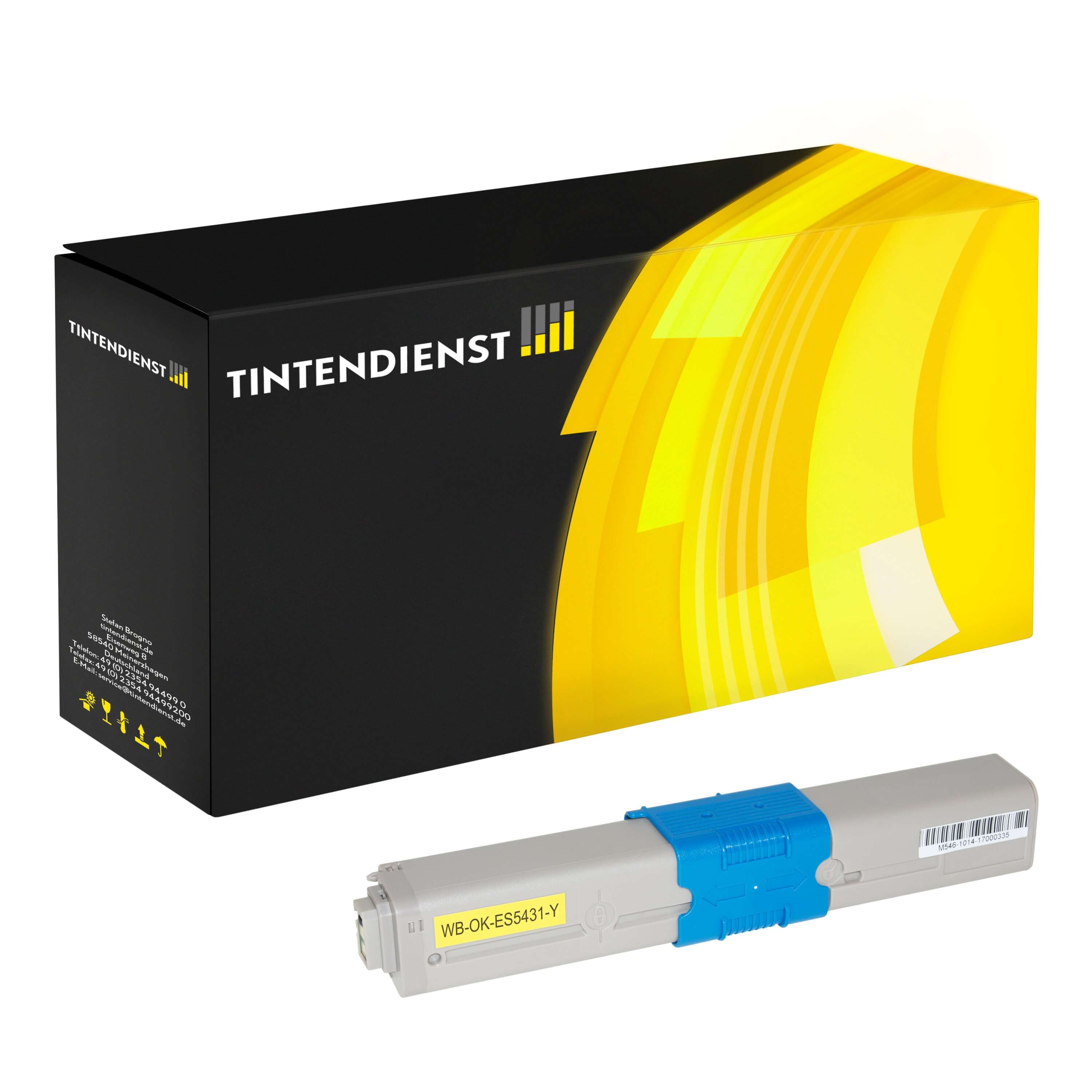 OKI 44973509 Toner gelb – Tintendienst kompatibel