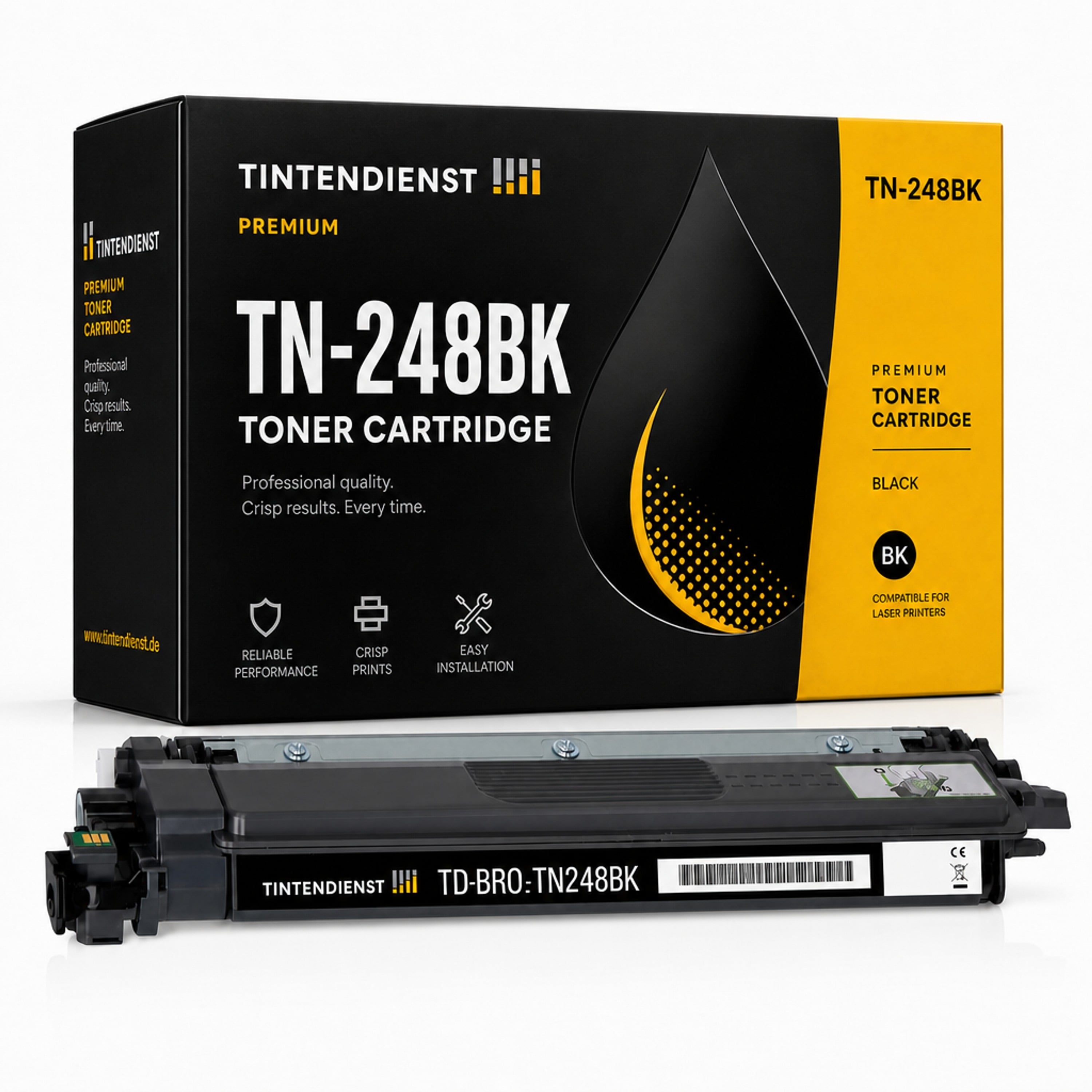 Toner kompatibel zu Brother TN-248BK, schwarz