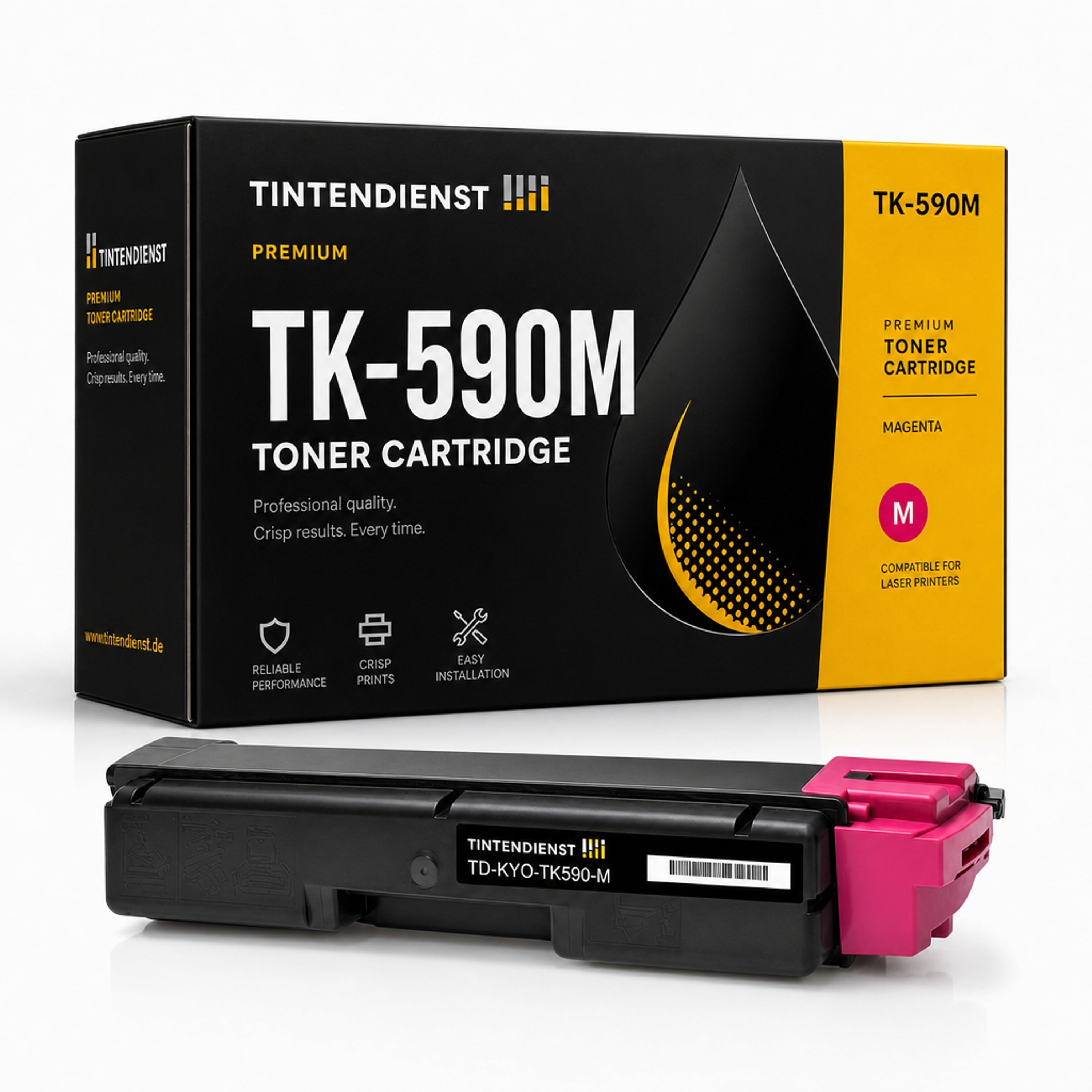 Toner kompatibel zu Kyocera TK-590M, magenta