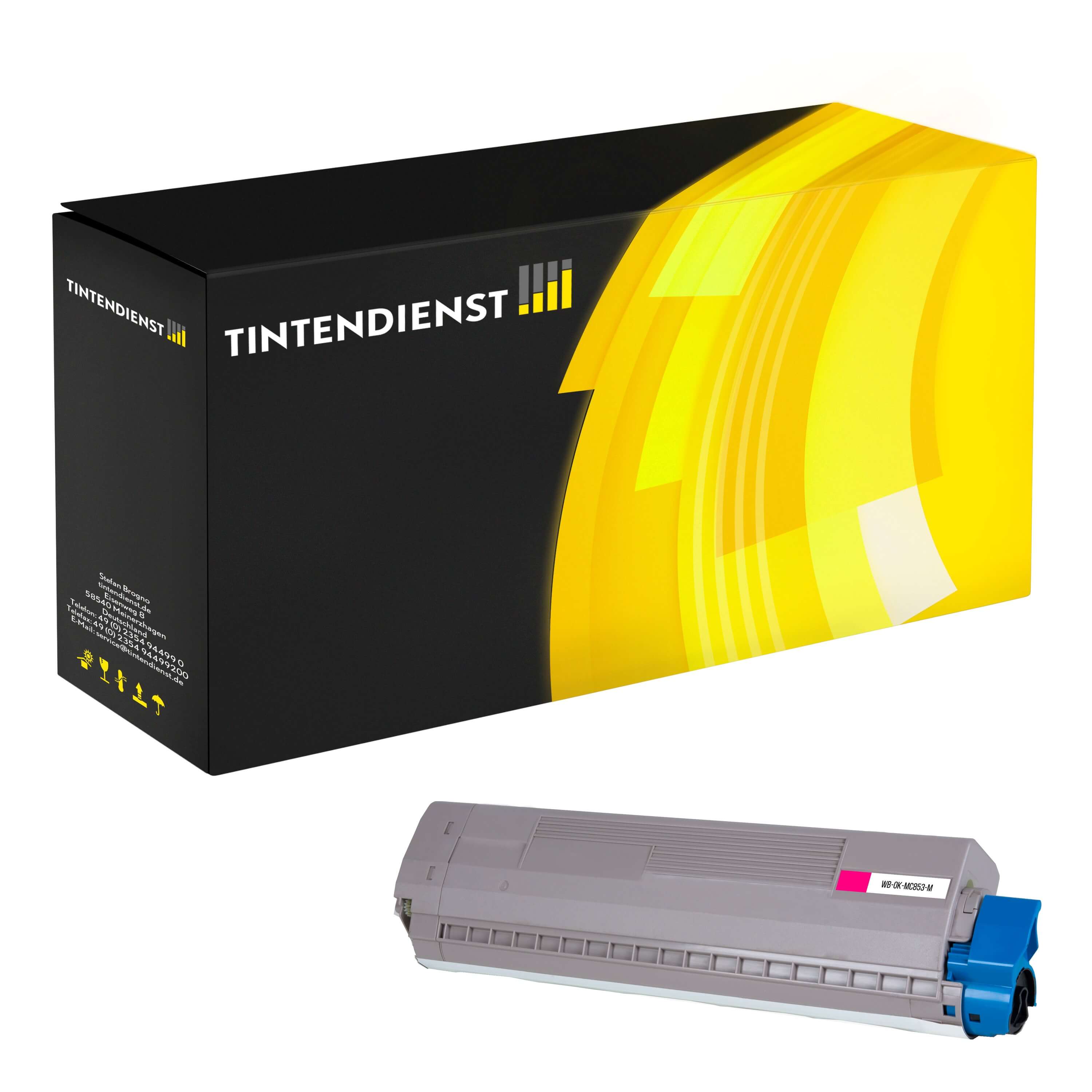 Toner kompatibel zu OKI 45862838, magenta