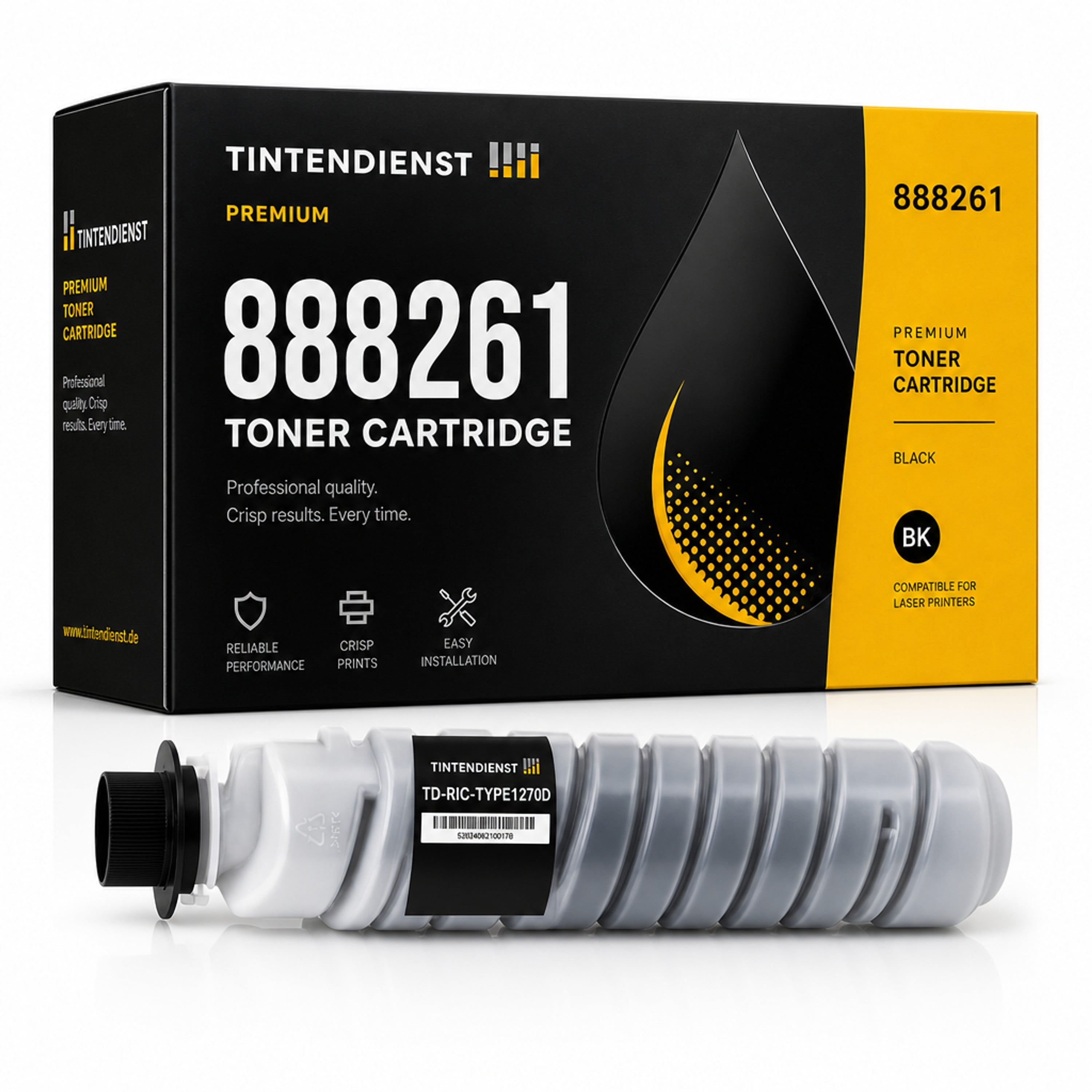 Toner kompatibel zu Ricoh 888261, schwarz