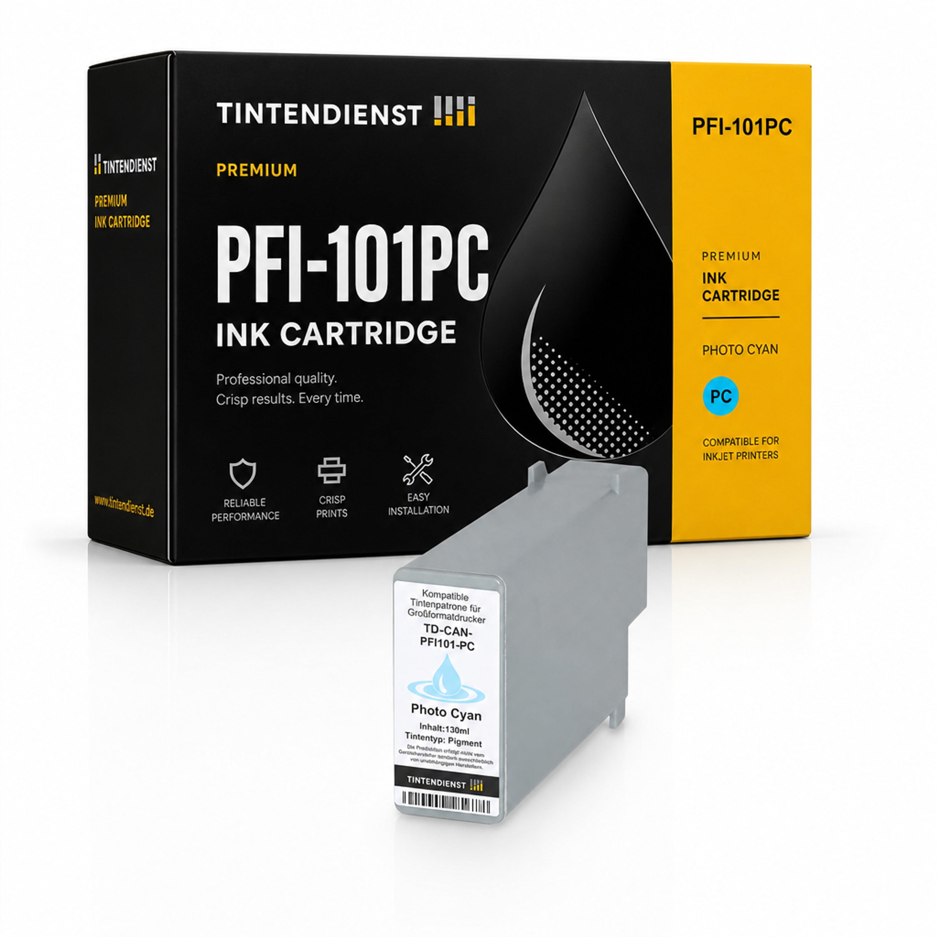 Druckerpatrone kompatibel zu Canon PFI-101PC, photo cyan