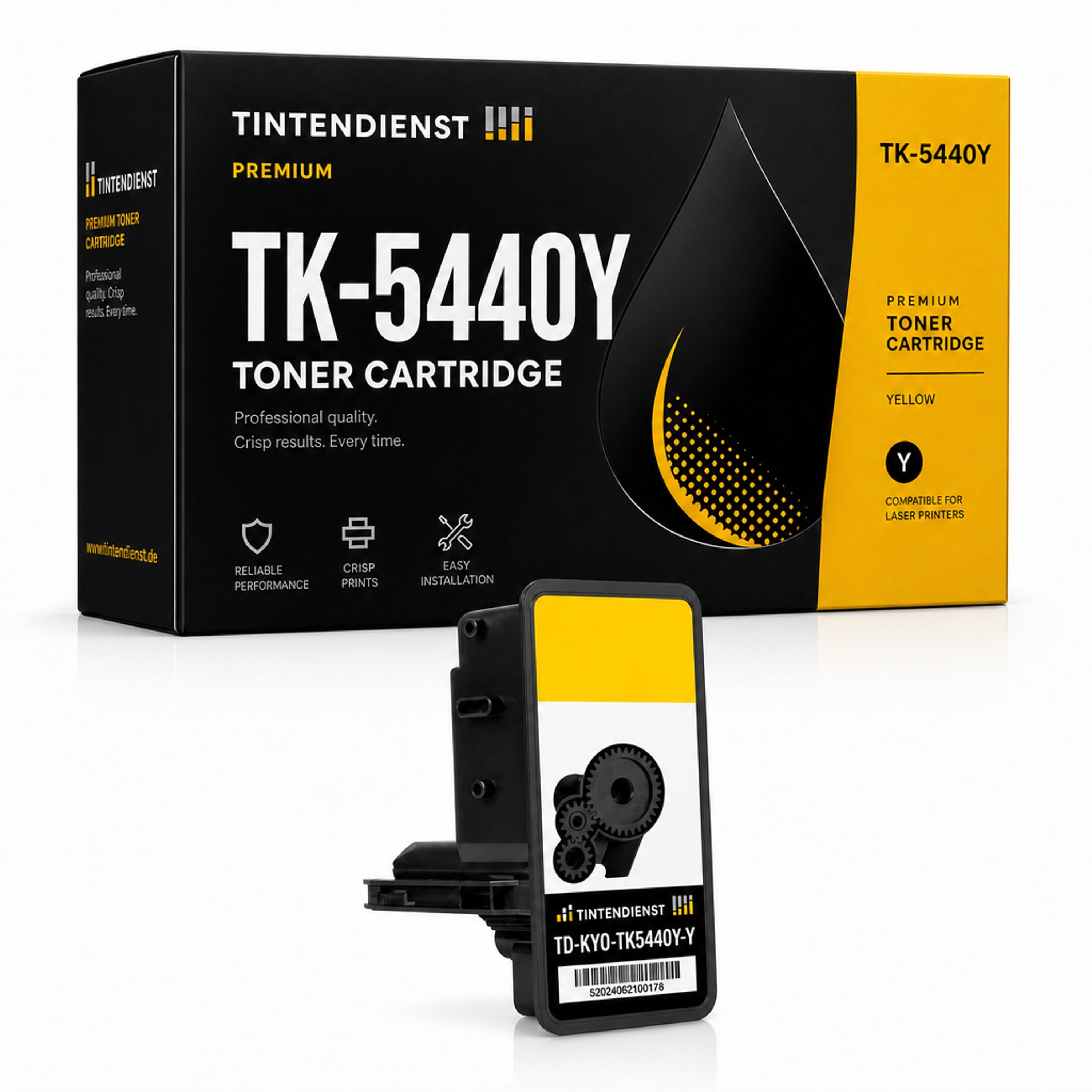 Toner kompatibel zu Kyocera TK-5440Y, gelb