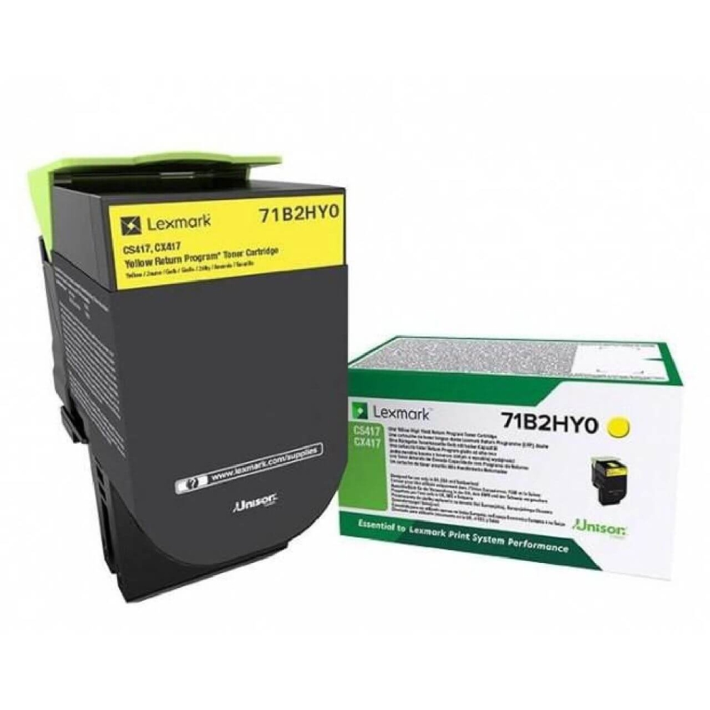 Original Lexmark Toner 71B2HY0 Gelb