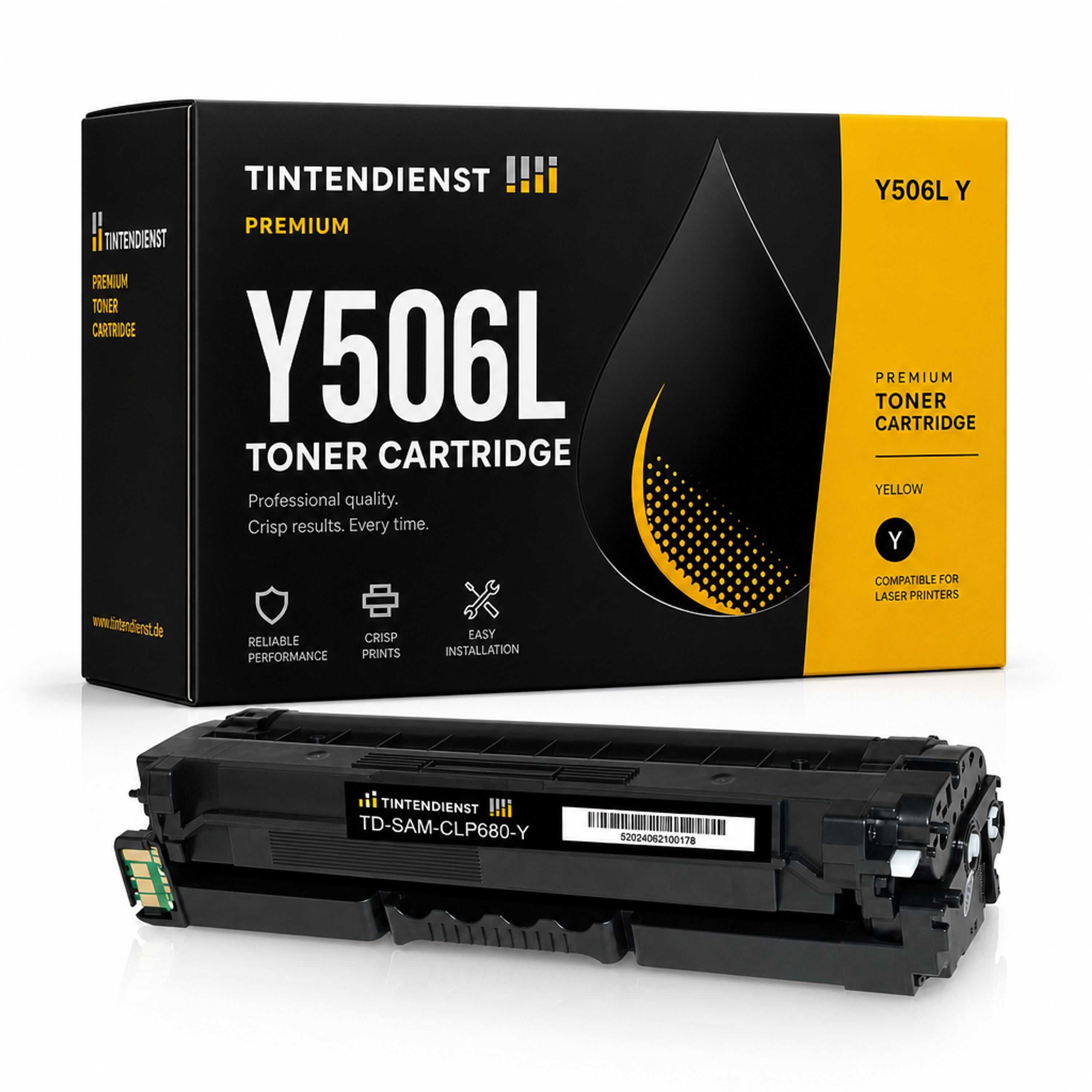 Toner kompatibel zu Samsung Y506L, gelb