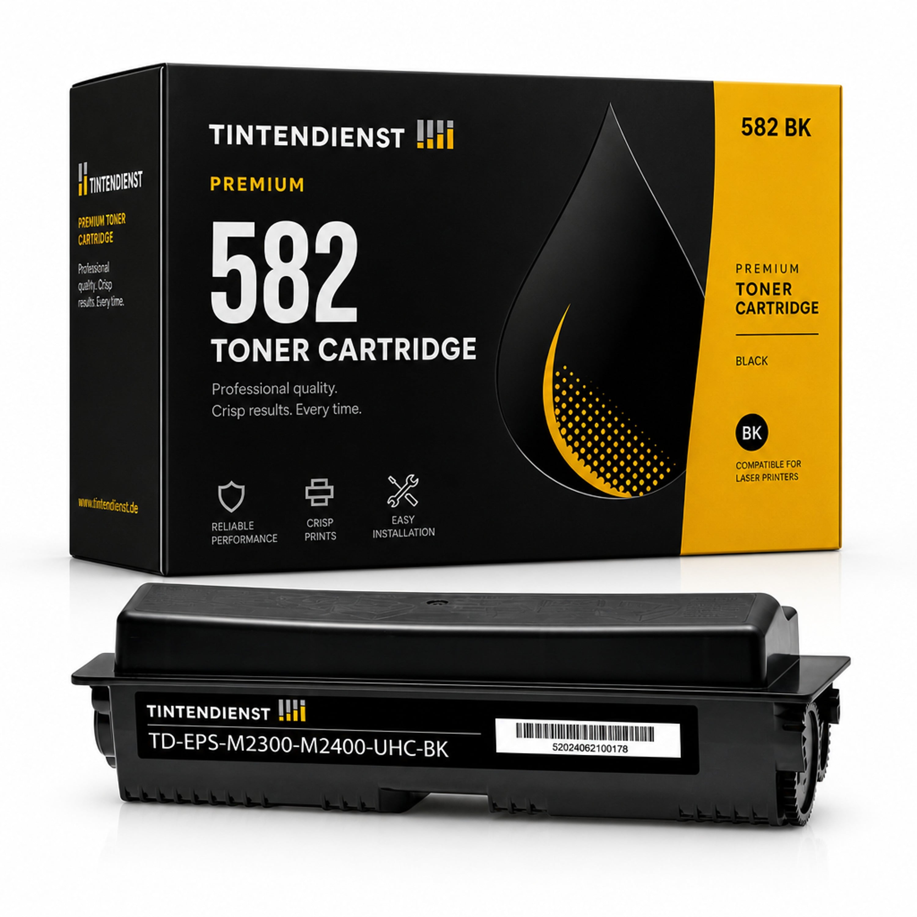 Toner kompatibel zu Epson 582, schwarz