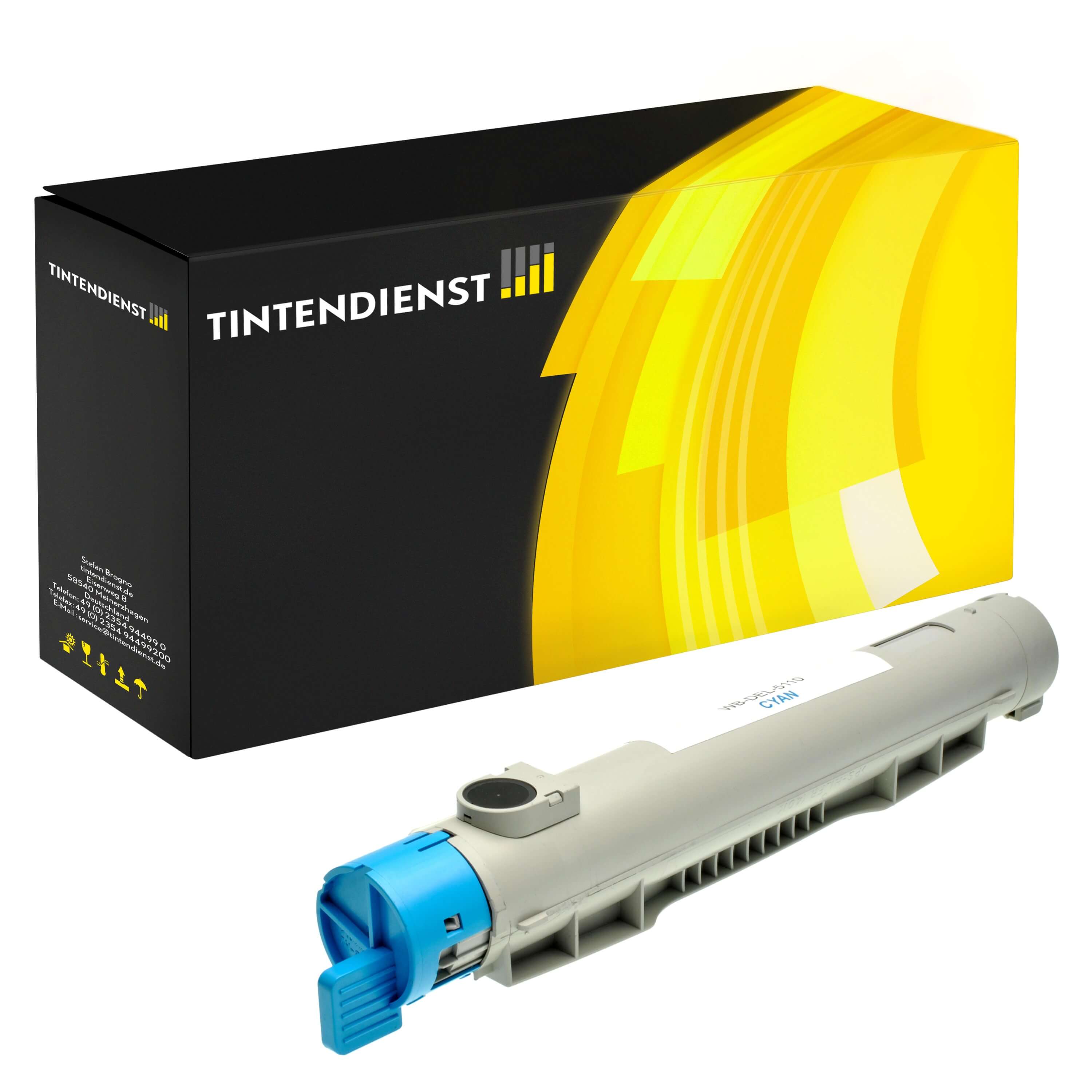 Toner kompatibel zu Dell GD907, cyan