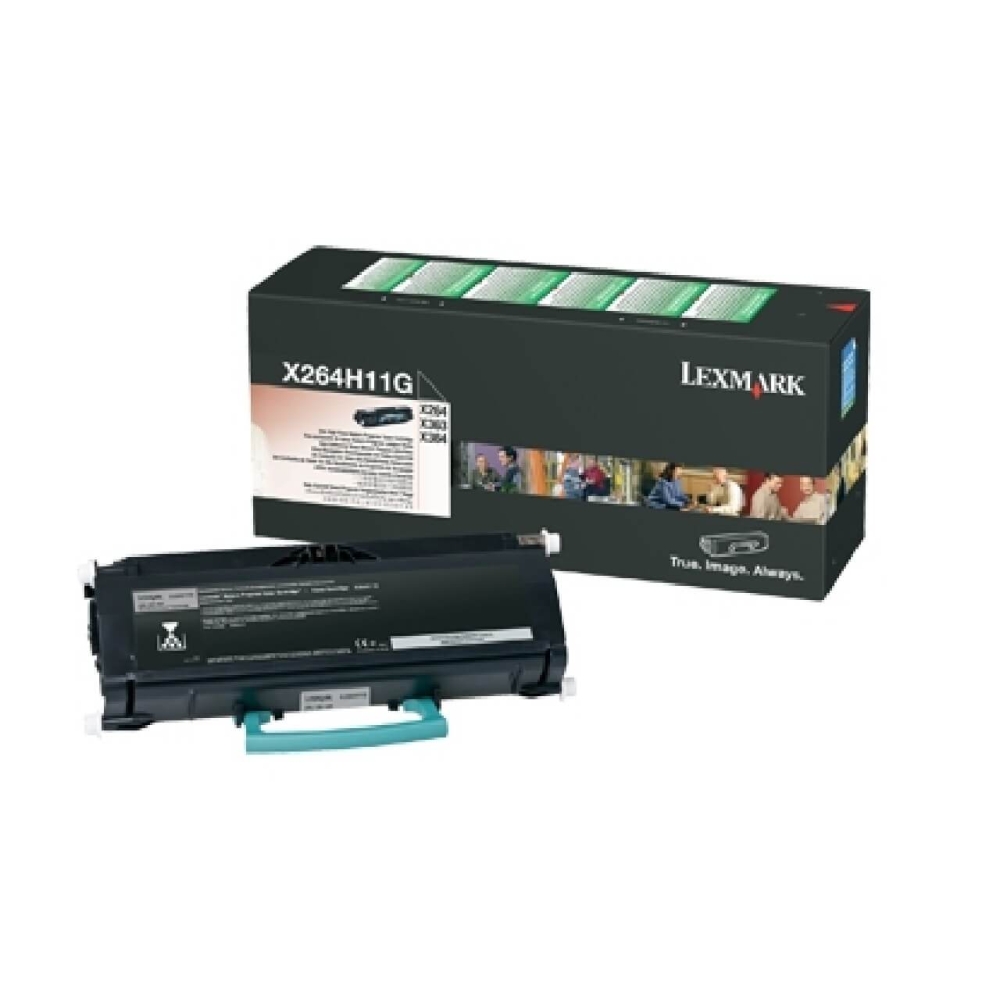 Original Lexmark Toner X264H11G bk