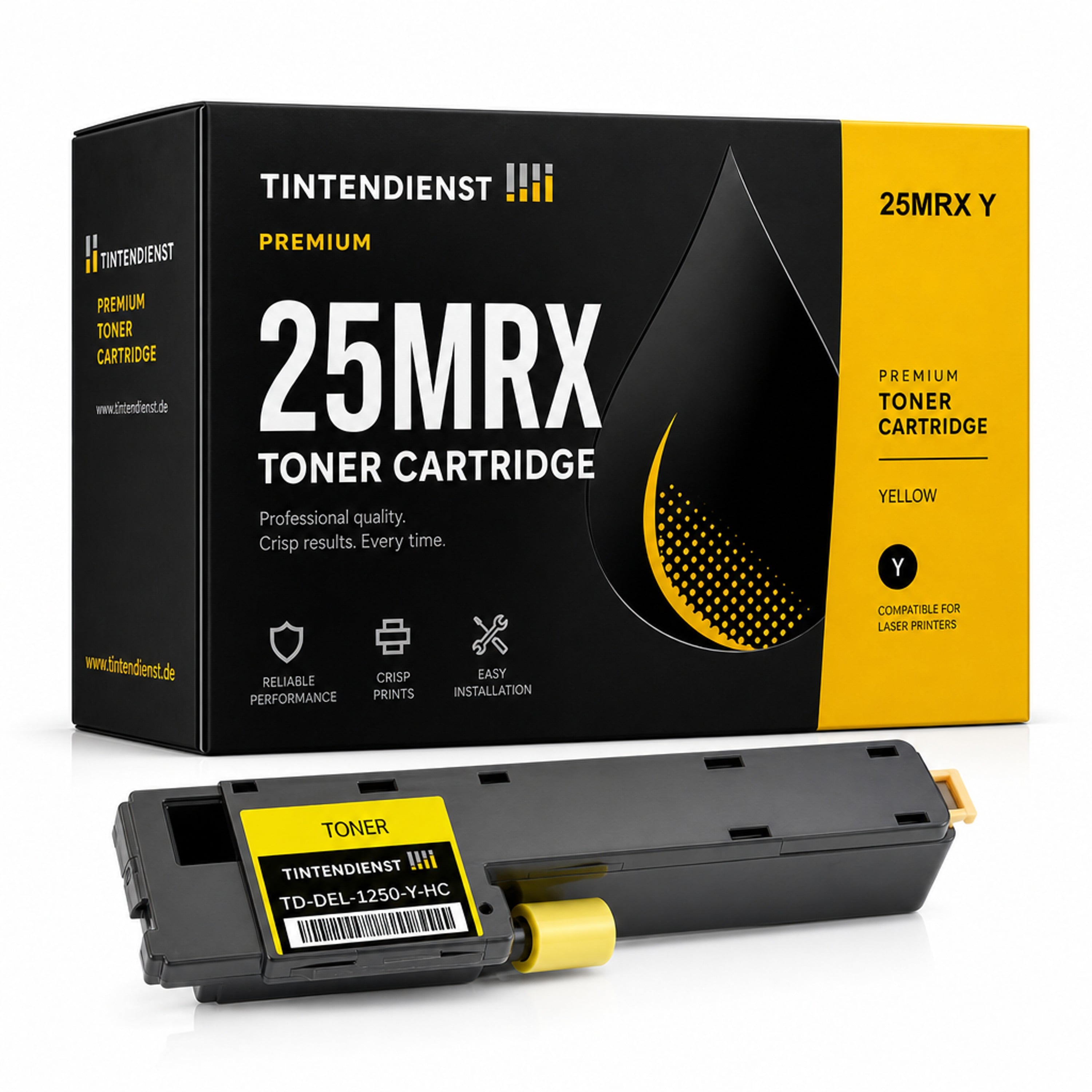 Toner kompatibel zu Dell 25MRX, gelb