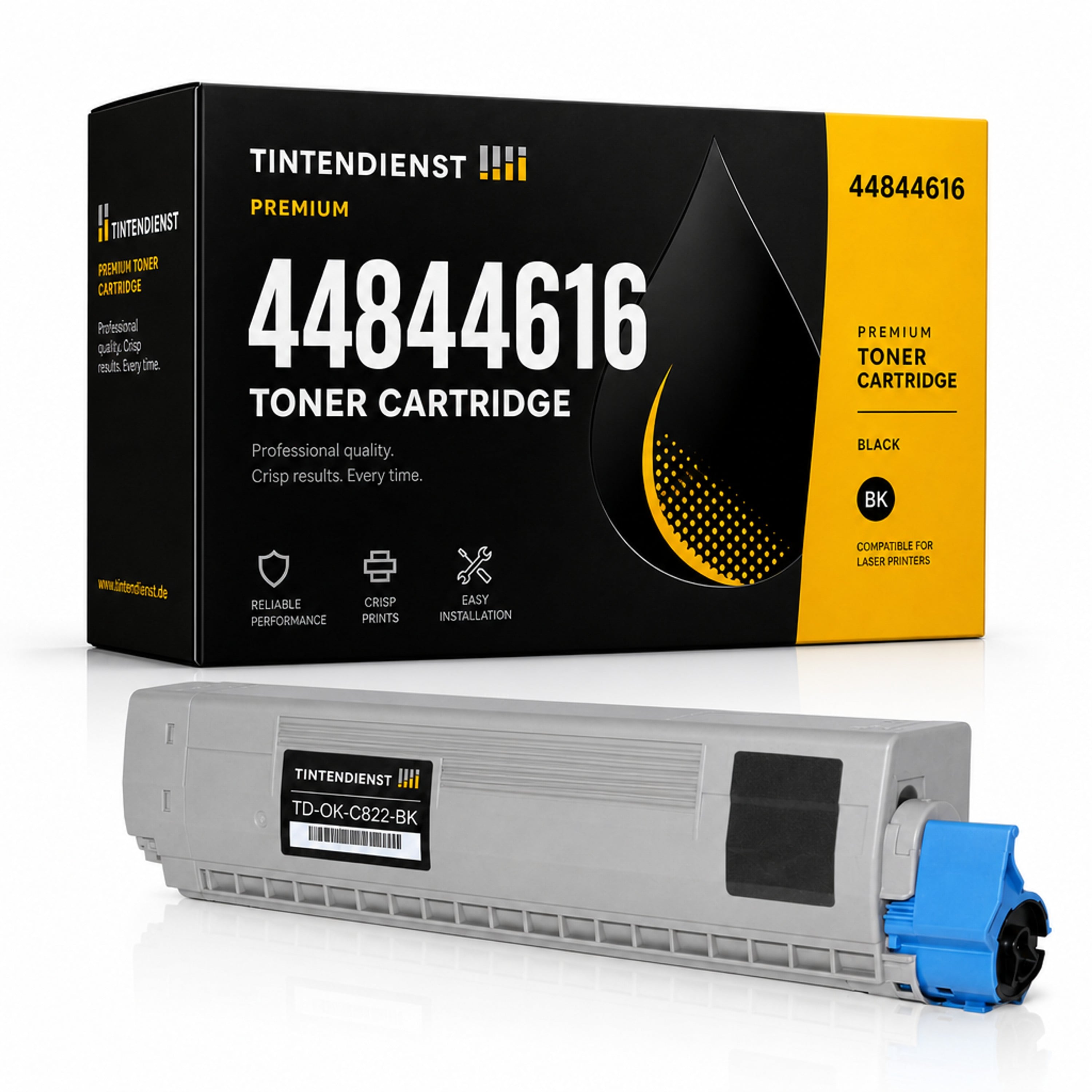 Toner kompatibel zu OKI 44844616, schwarz