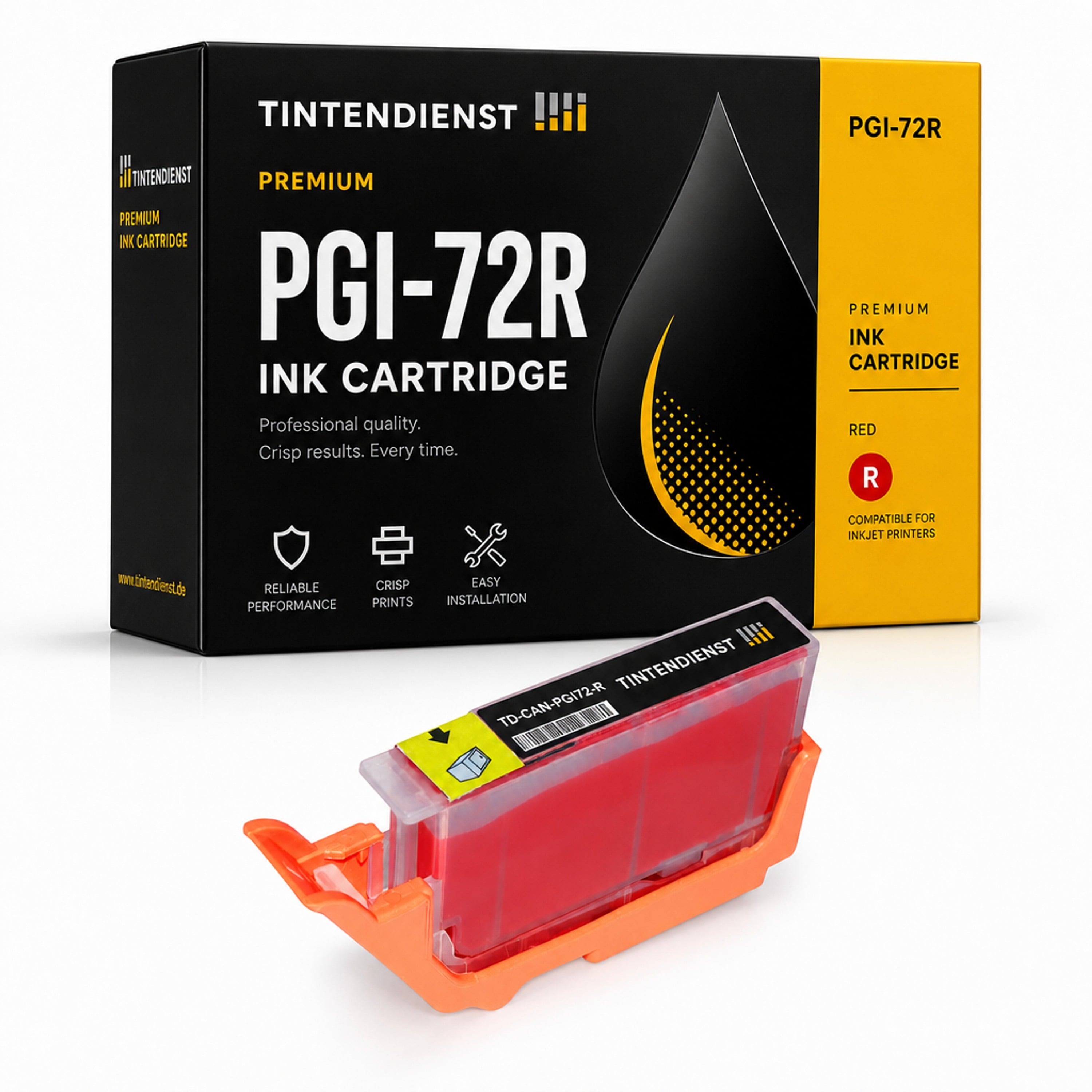 Druckerpatrone kompatibel zu Canon PGI-72R, rot