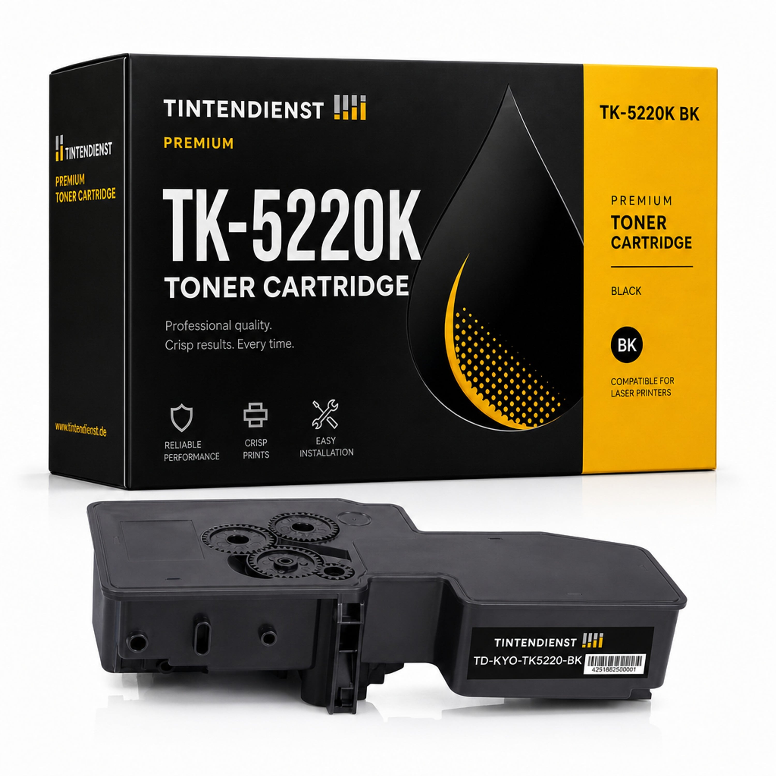 Toner kompatibel zu Kyocera TK-5220K, schwarz