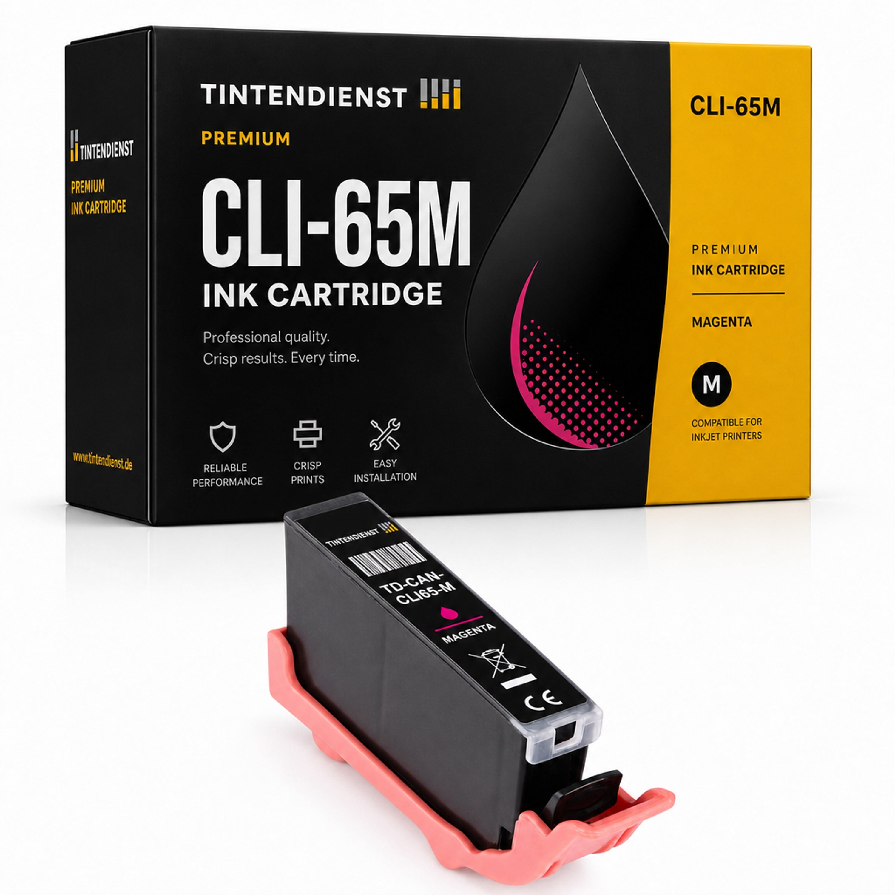 Druckerpatrone kompatibel zu Canon CLI-65M, magenta