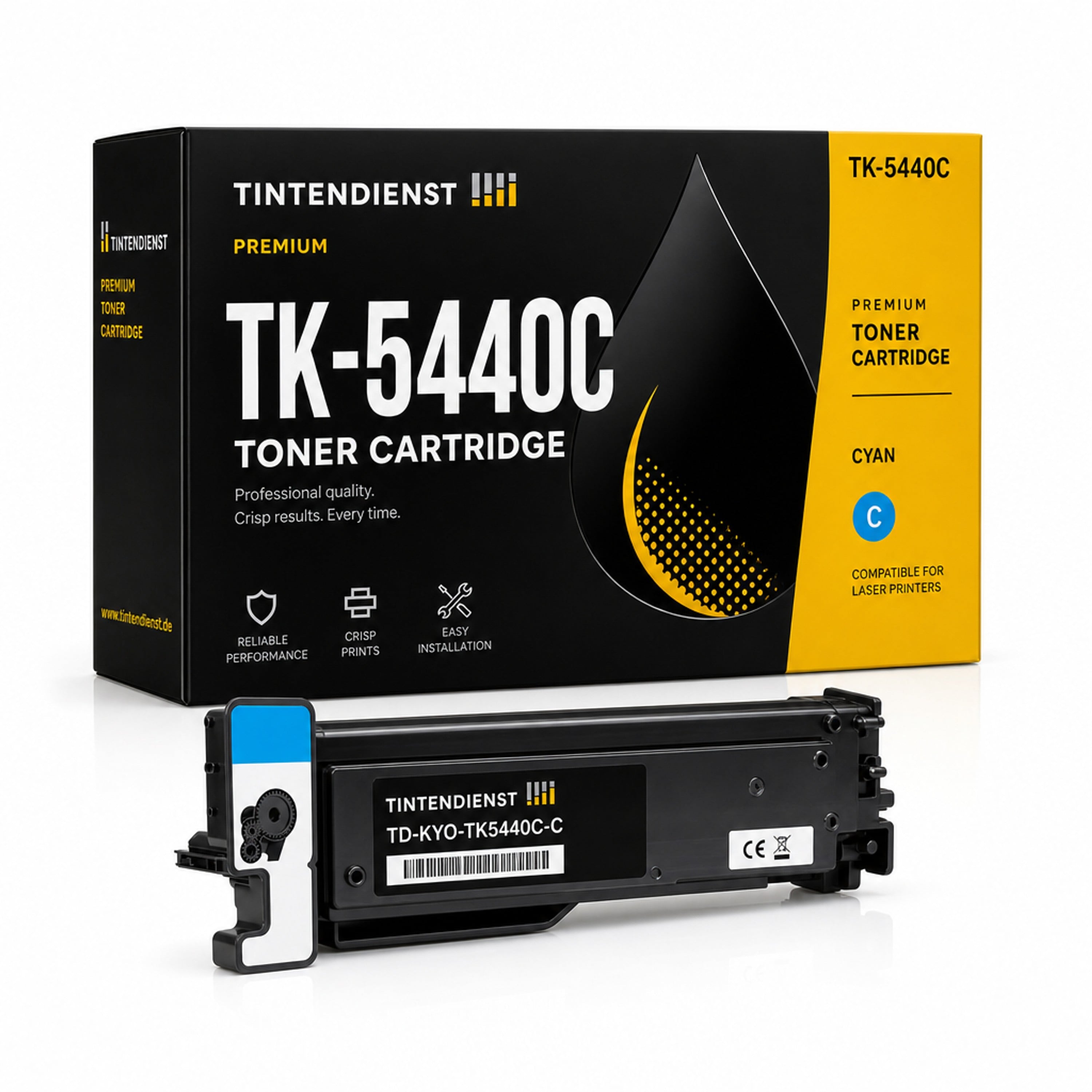 Toner kompatibel zu Kyocera TK-5440C, cyan