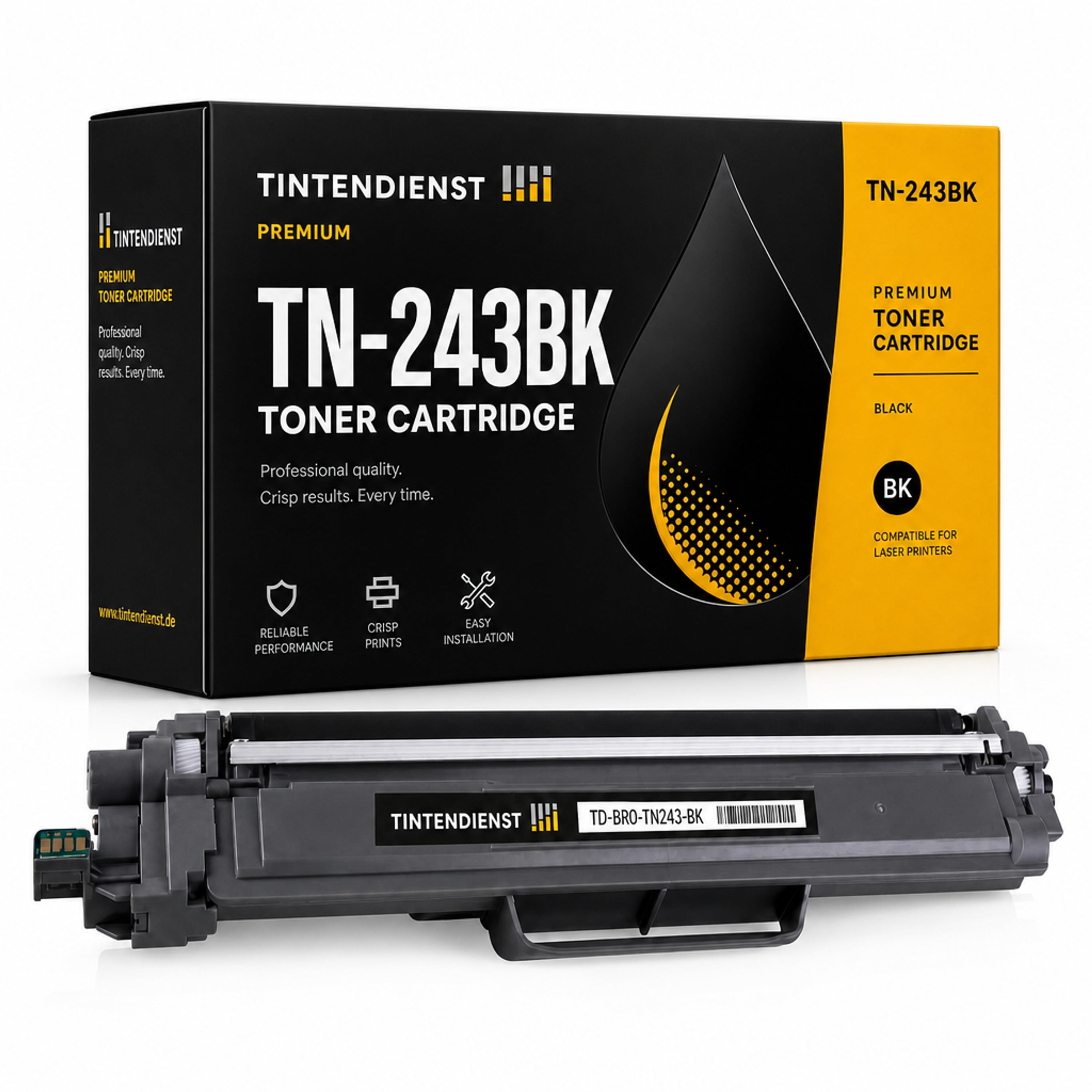 Toner kompatibel zu Brother TN-243BK, schwarz