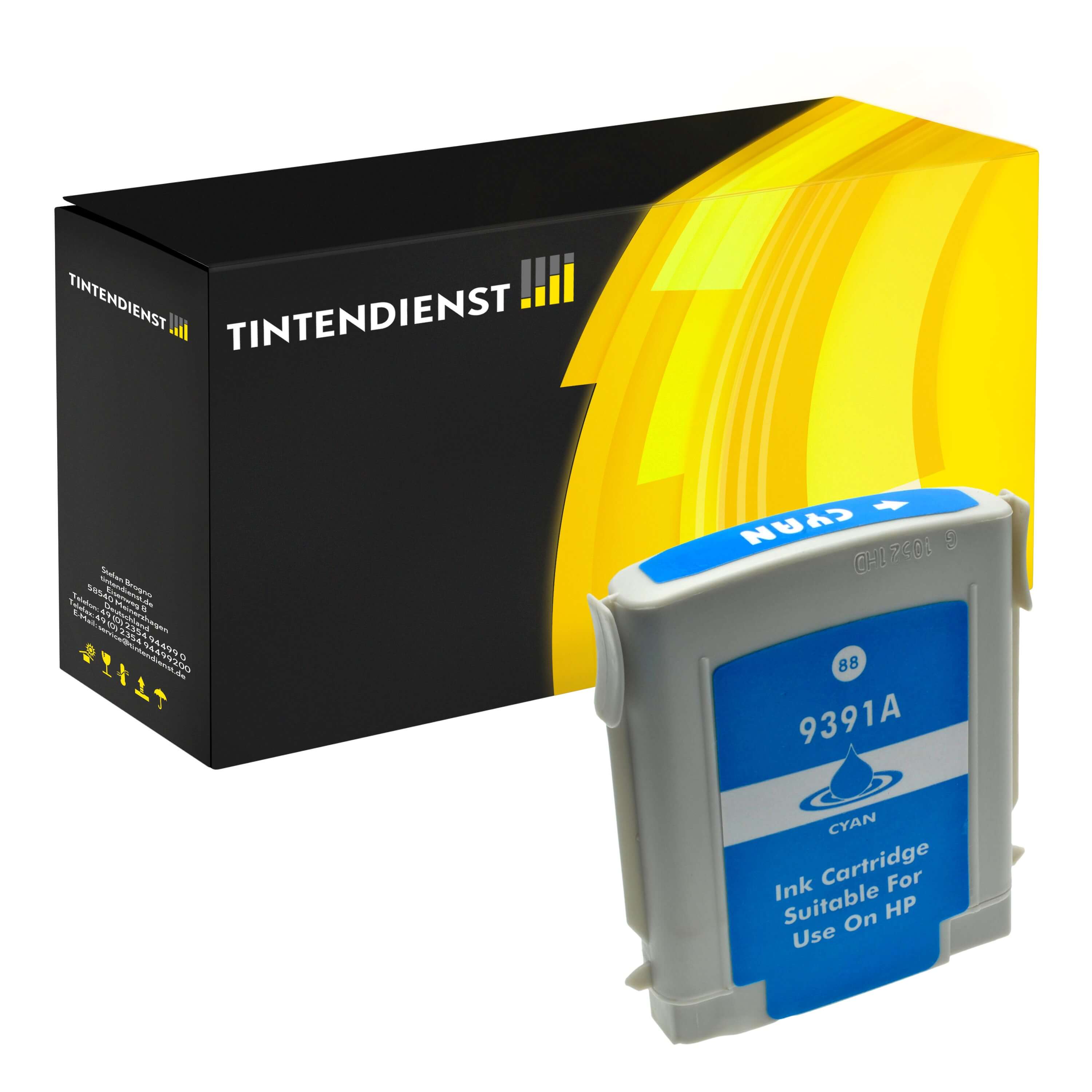 Druckerpatrone kompatibel zu HP 88XL, cyan