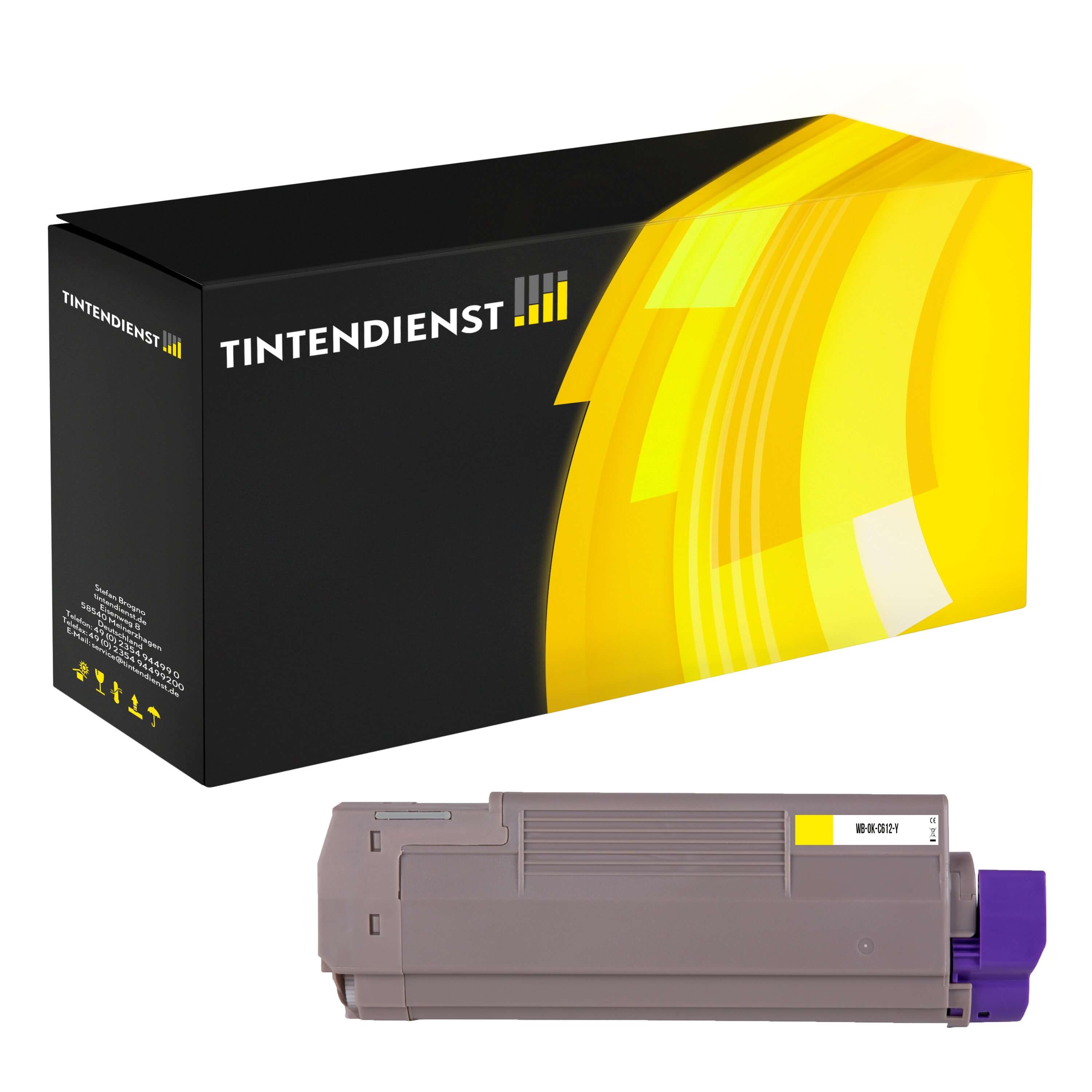 Toner kompatibel zu OKI 46507505, gelb