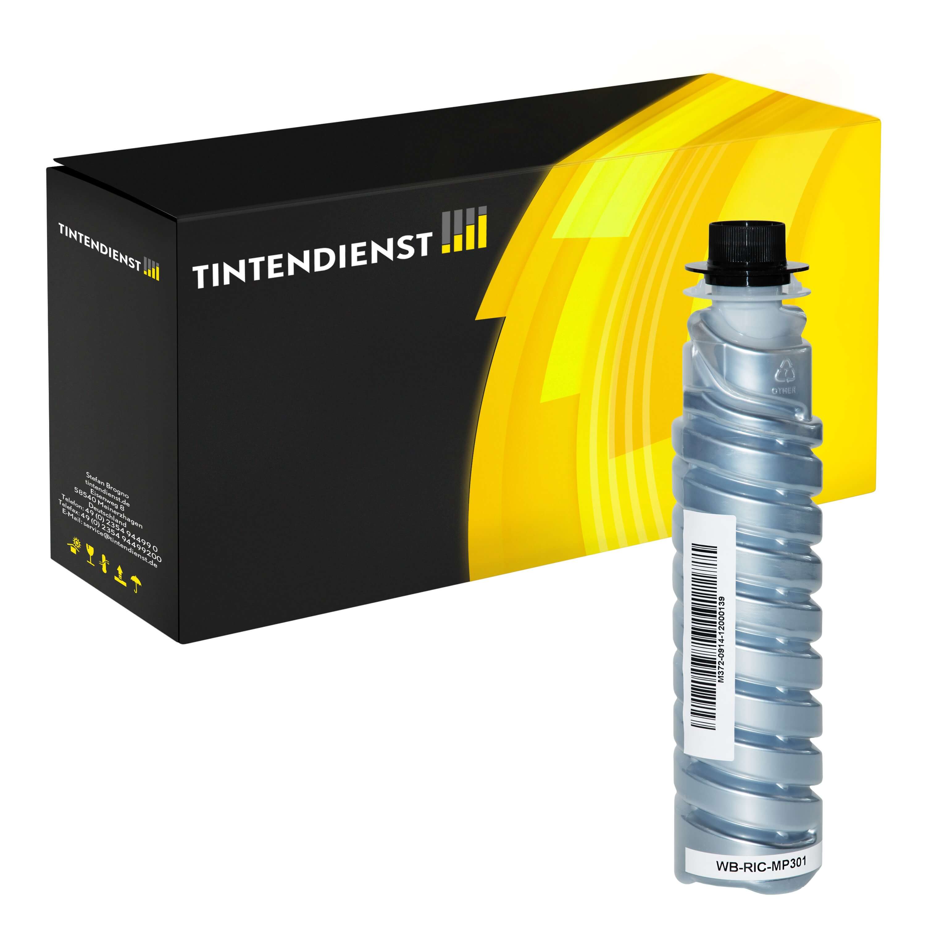 Tintendienst Toner Ricoh MP301 842025 bk