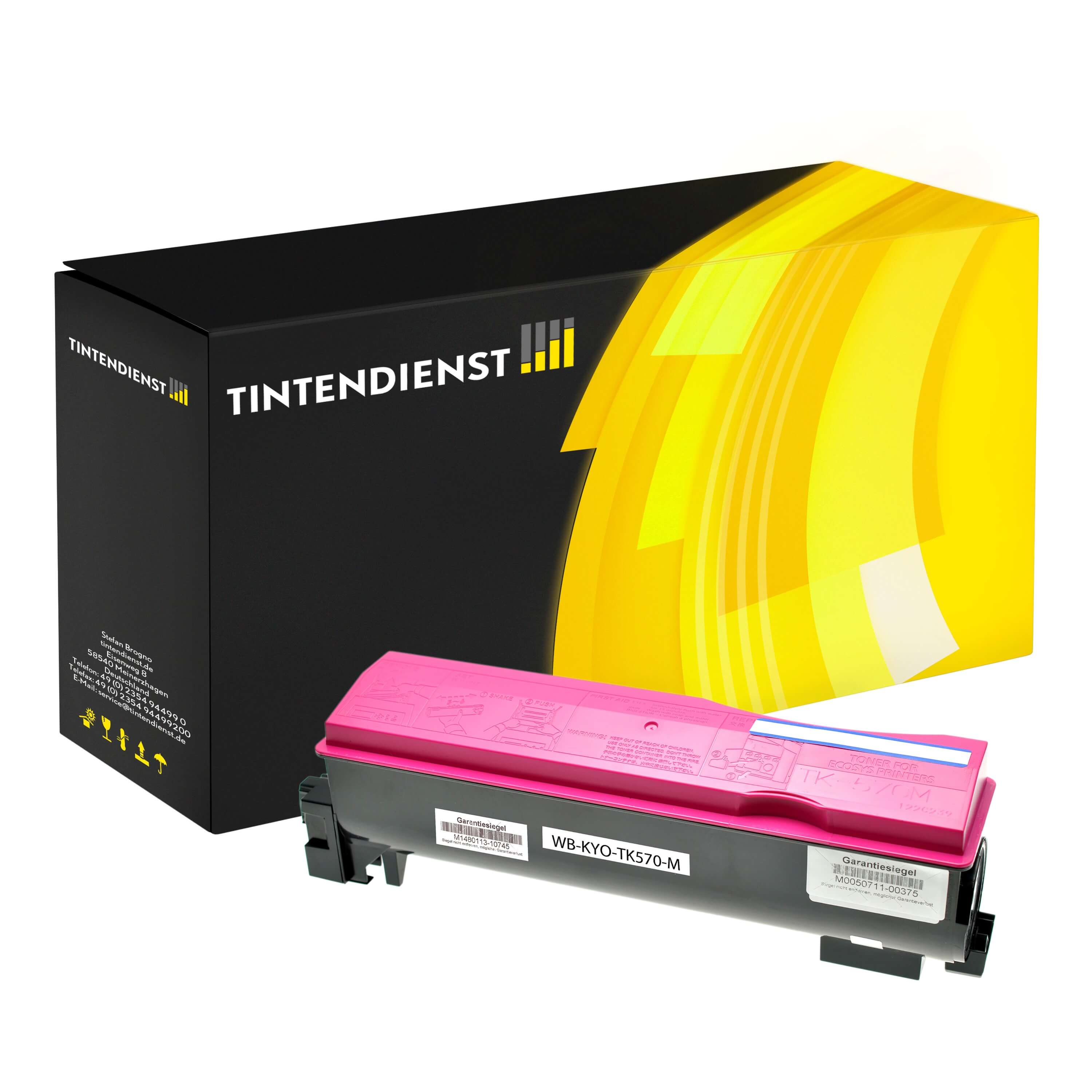 Toner kompatibel zu Kyocera TK-570M, magenta