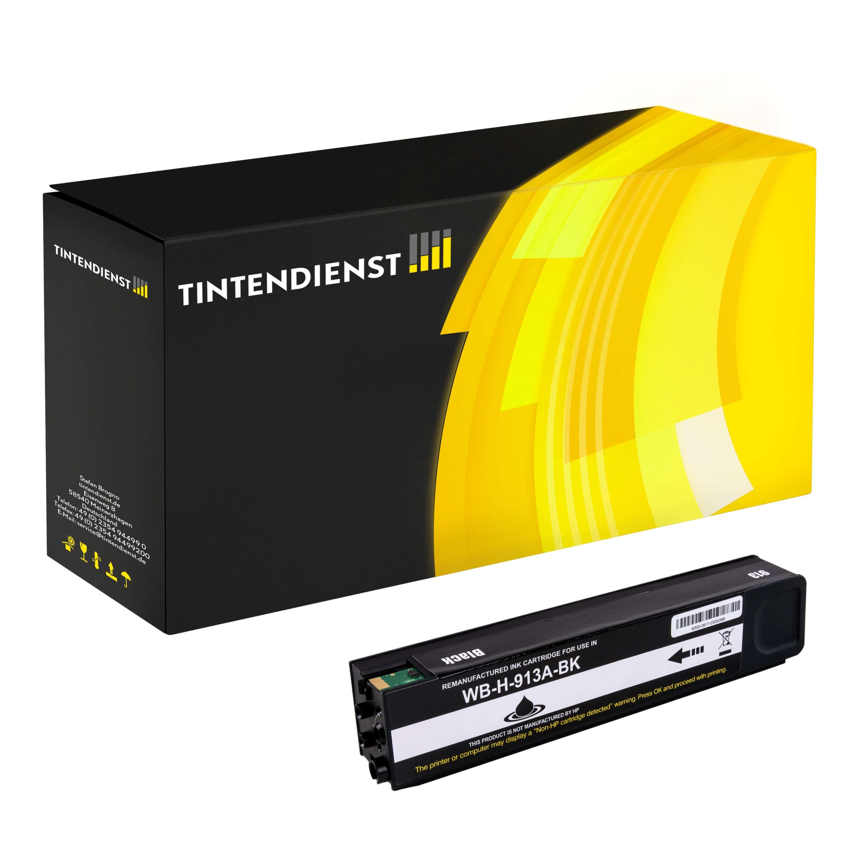 HP 913A Druckerpatrone (L0R95AE) schwarz – Tintendienst kompatibel